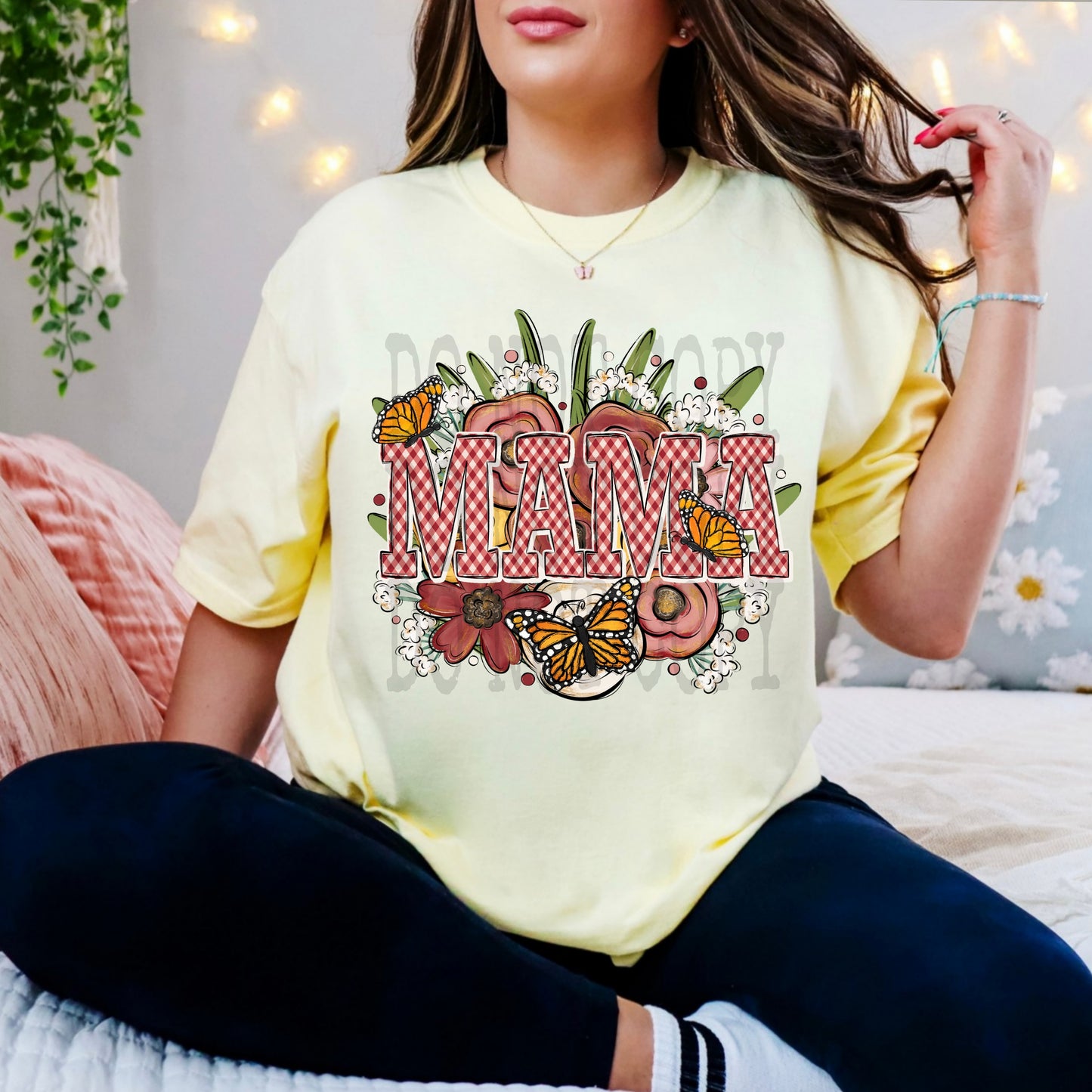 Mama Country Floral PNG Design