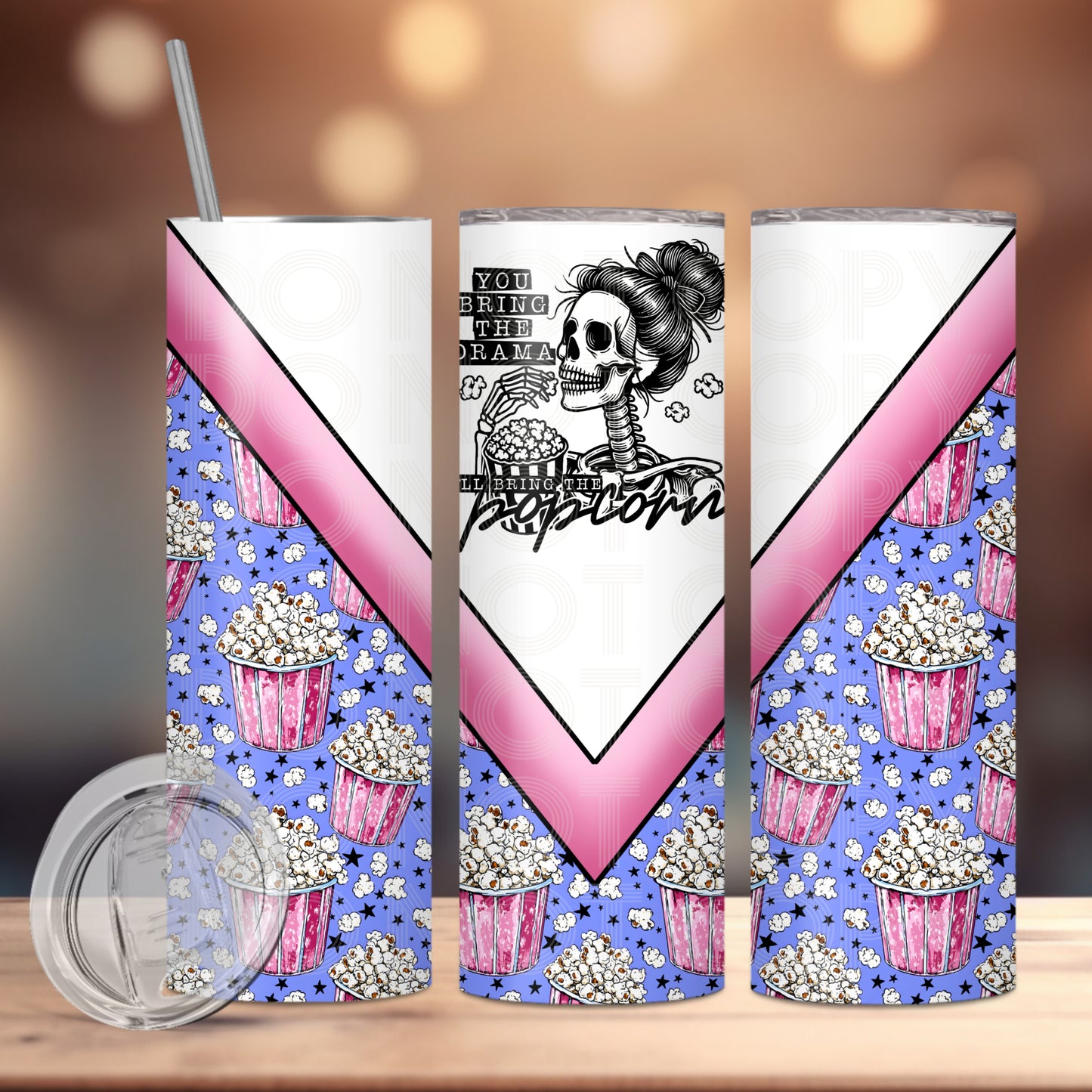 You Bring The Drama Tumbler PNG Design