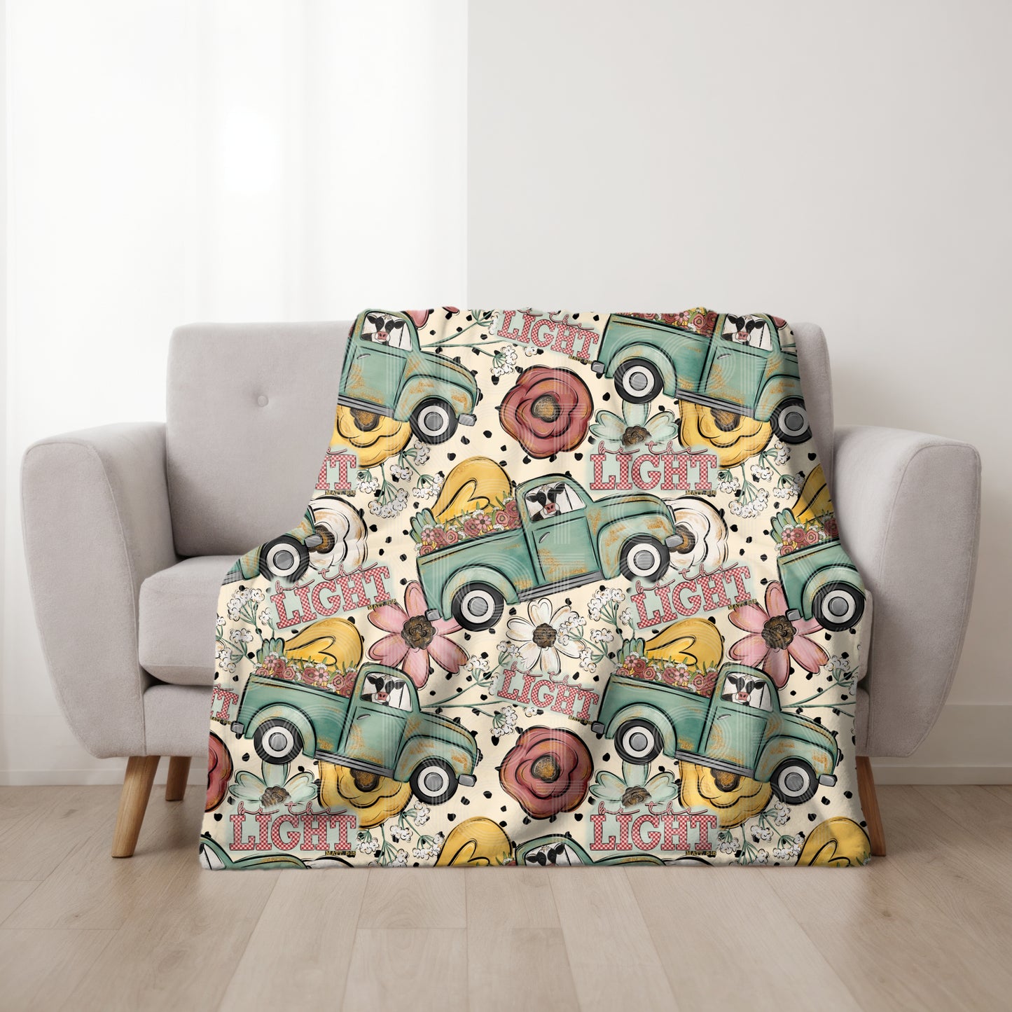 Be The Light Seamless PNG Design