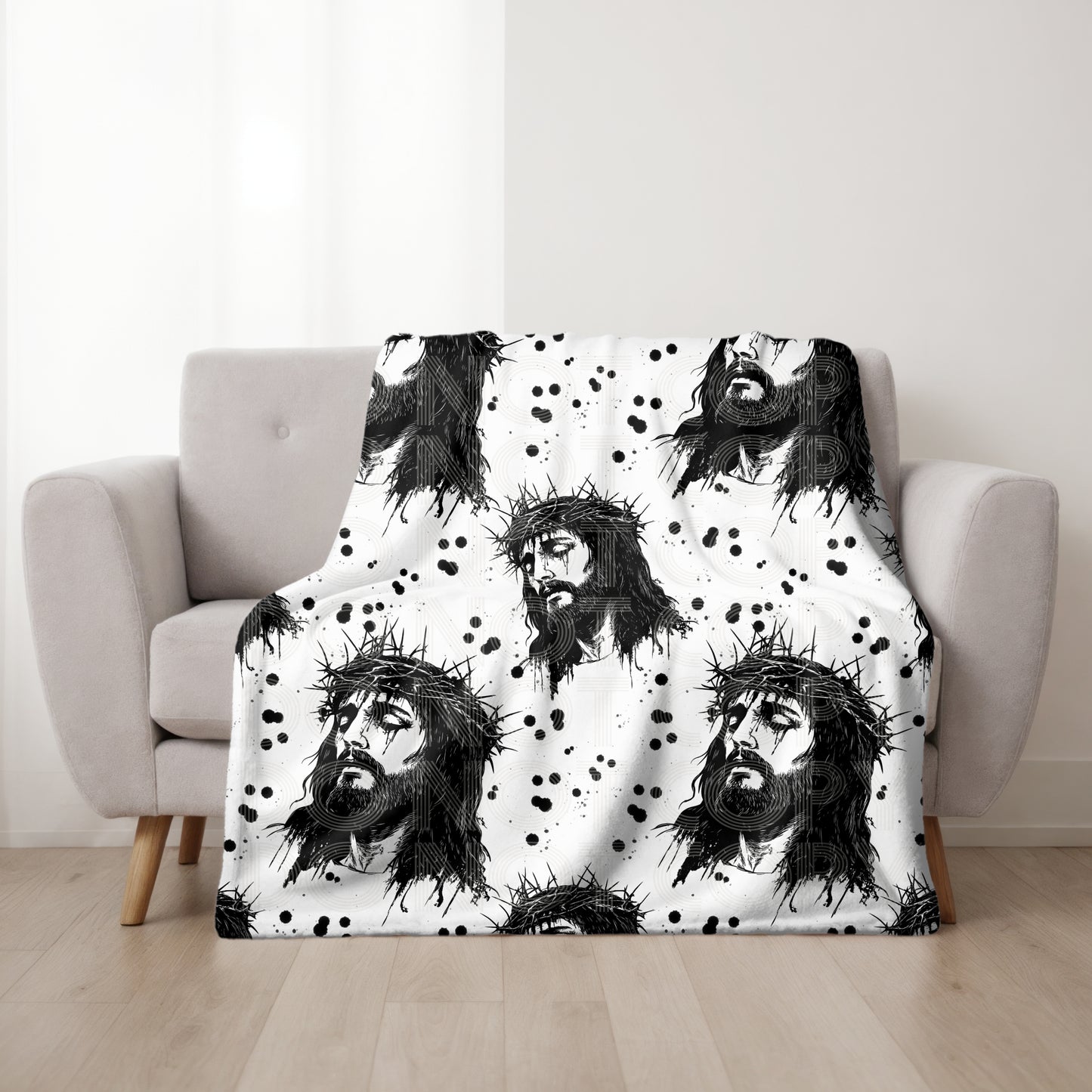 Jesus Seamless PNG Design