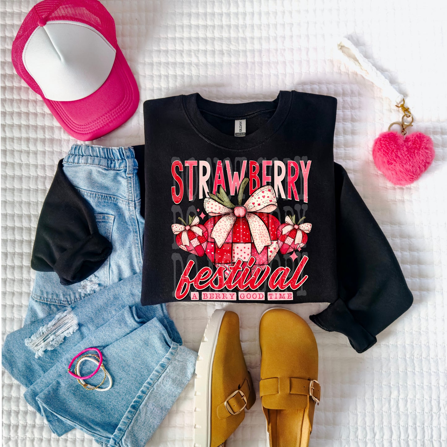 Strawberry Festival PNG Design