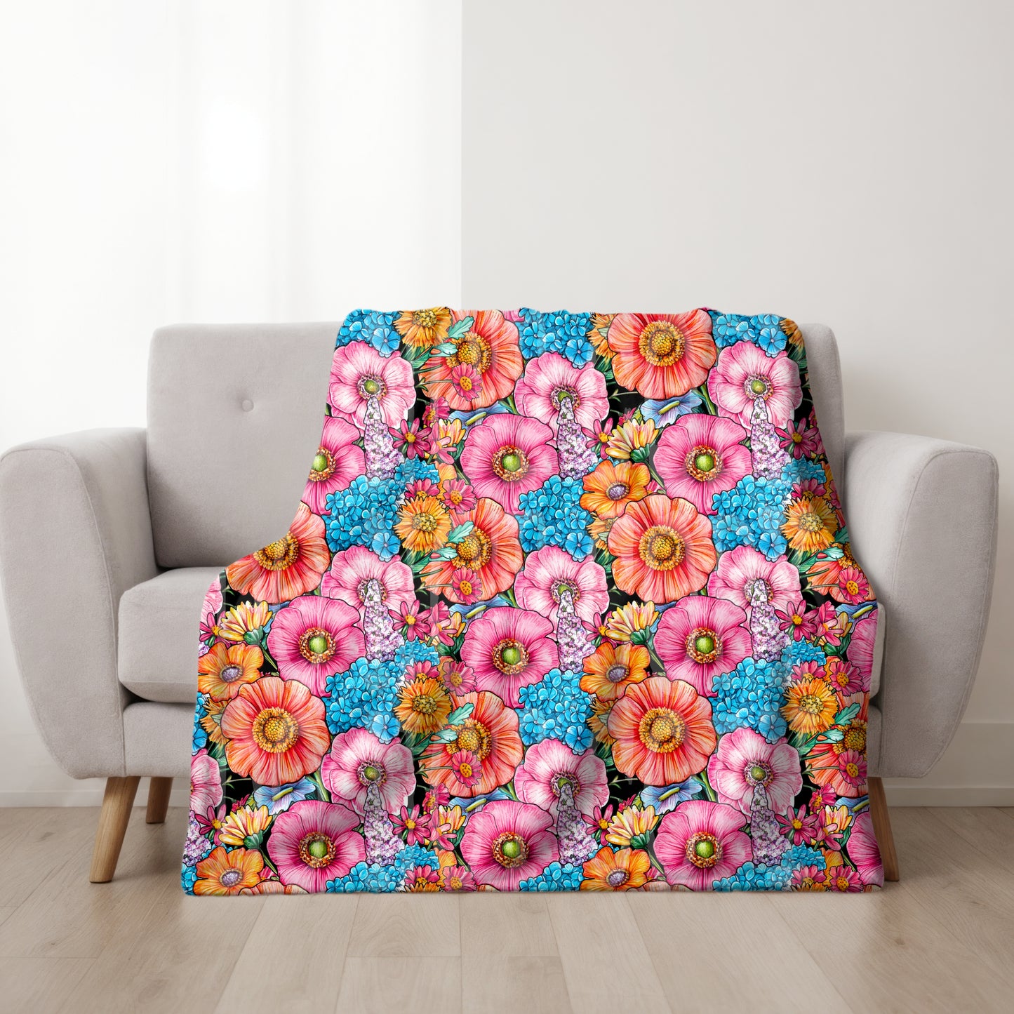 Flower Market Seamless PNG Design