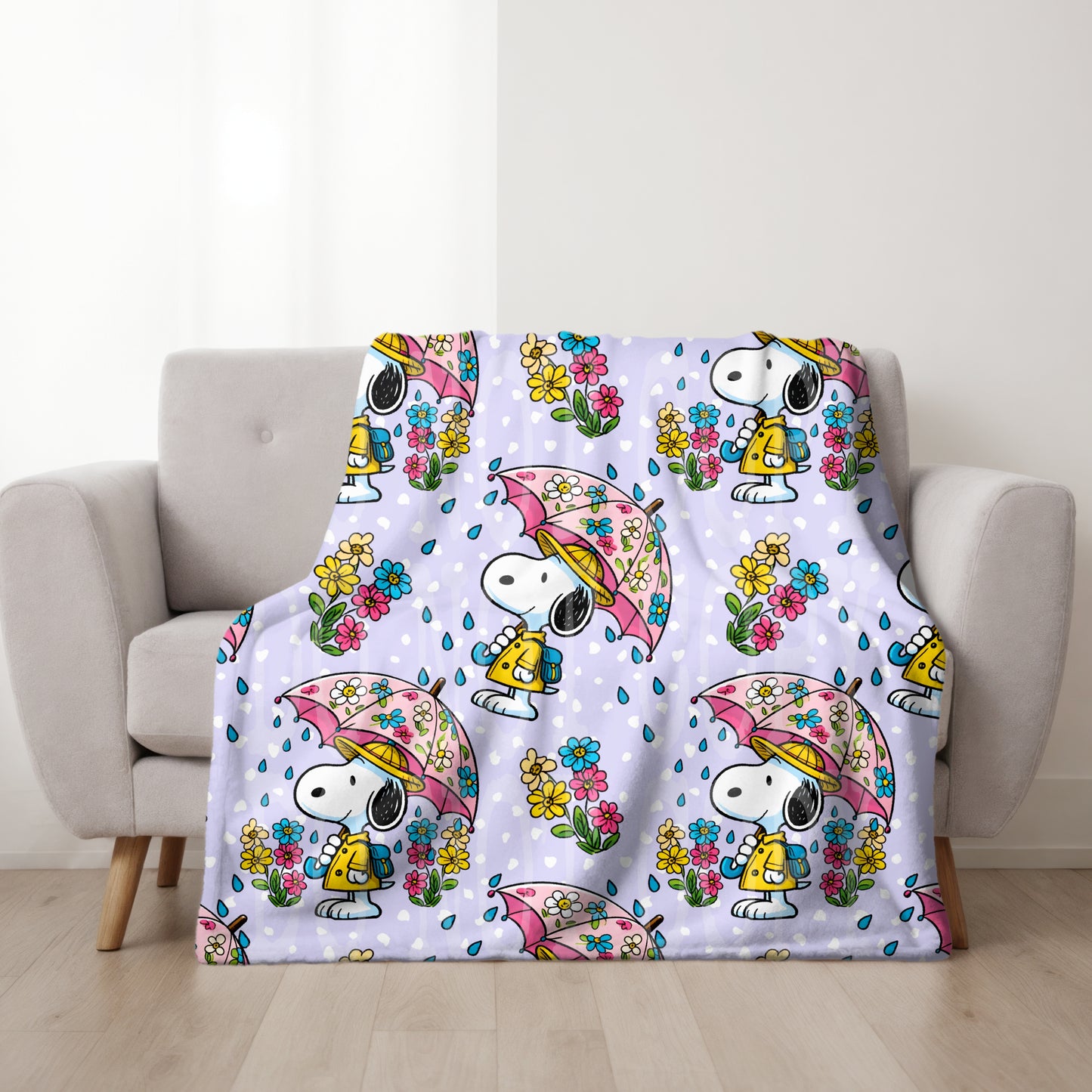 Spring Flowers Seamless PNG Design