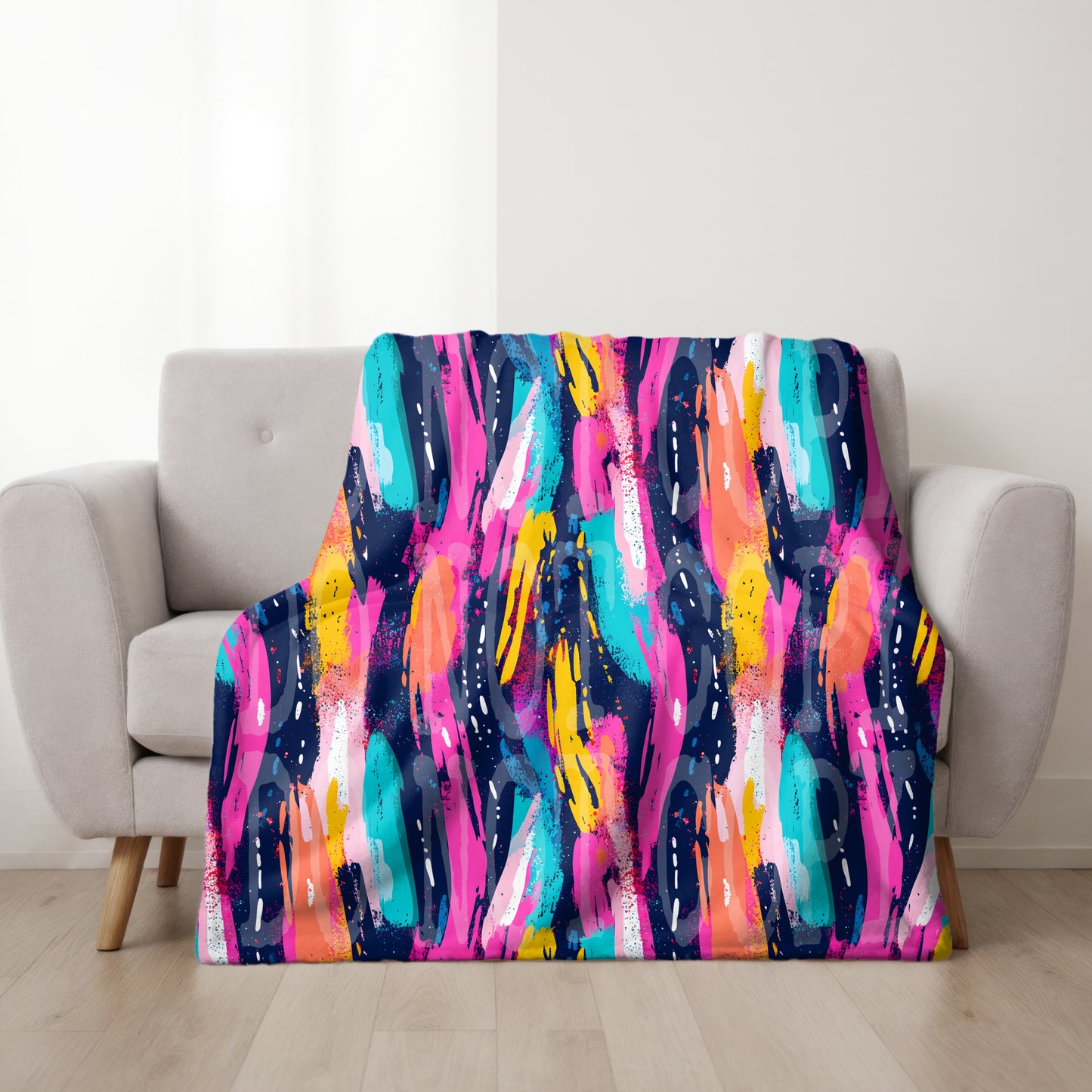 Brushstroke Seamless PNG Design