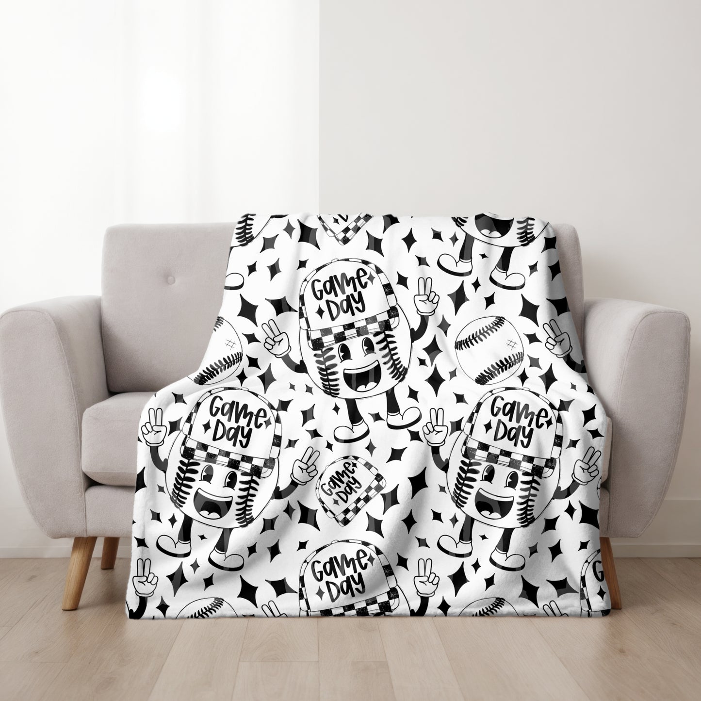 Game Day Seamless PNG Design