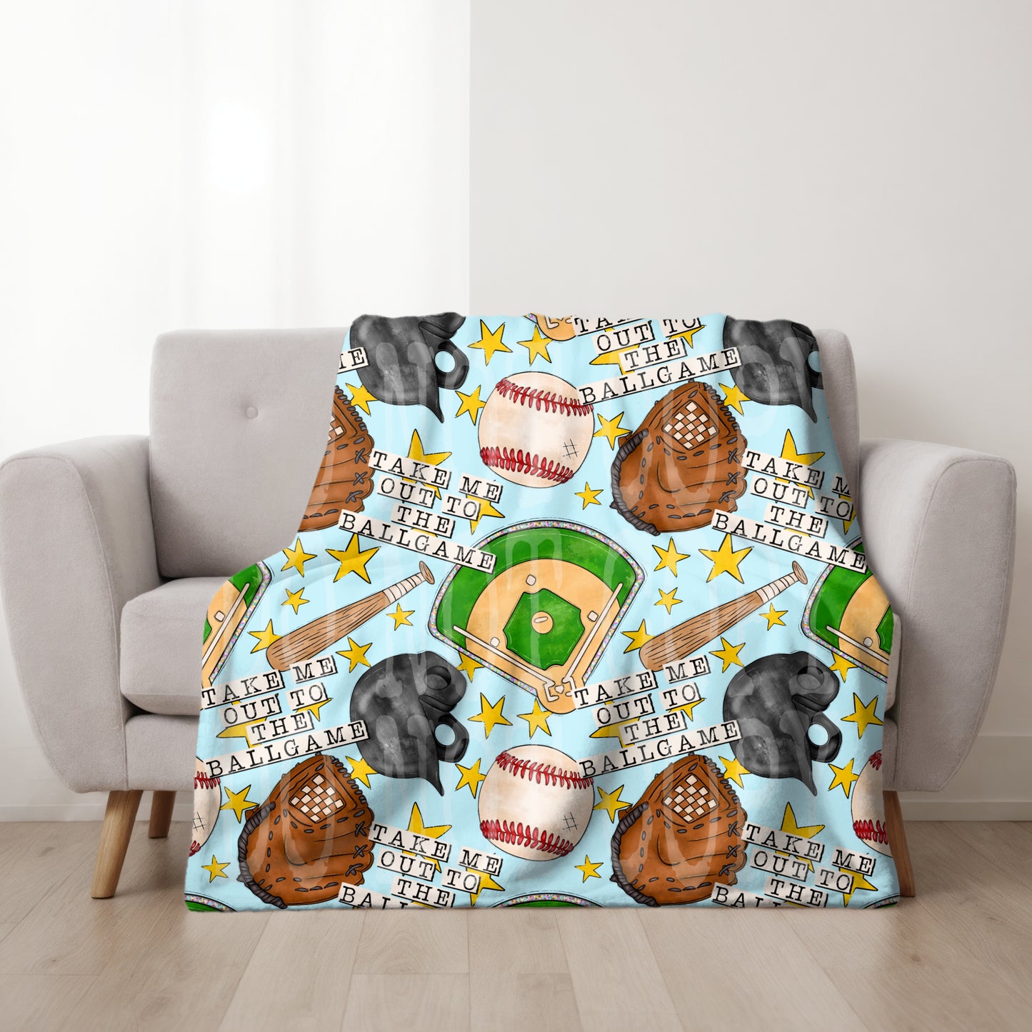 Ballgame Baseball Seamless PNG Design