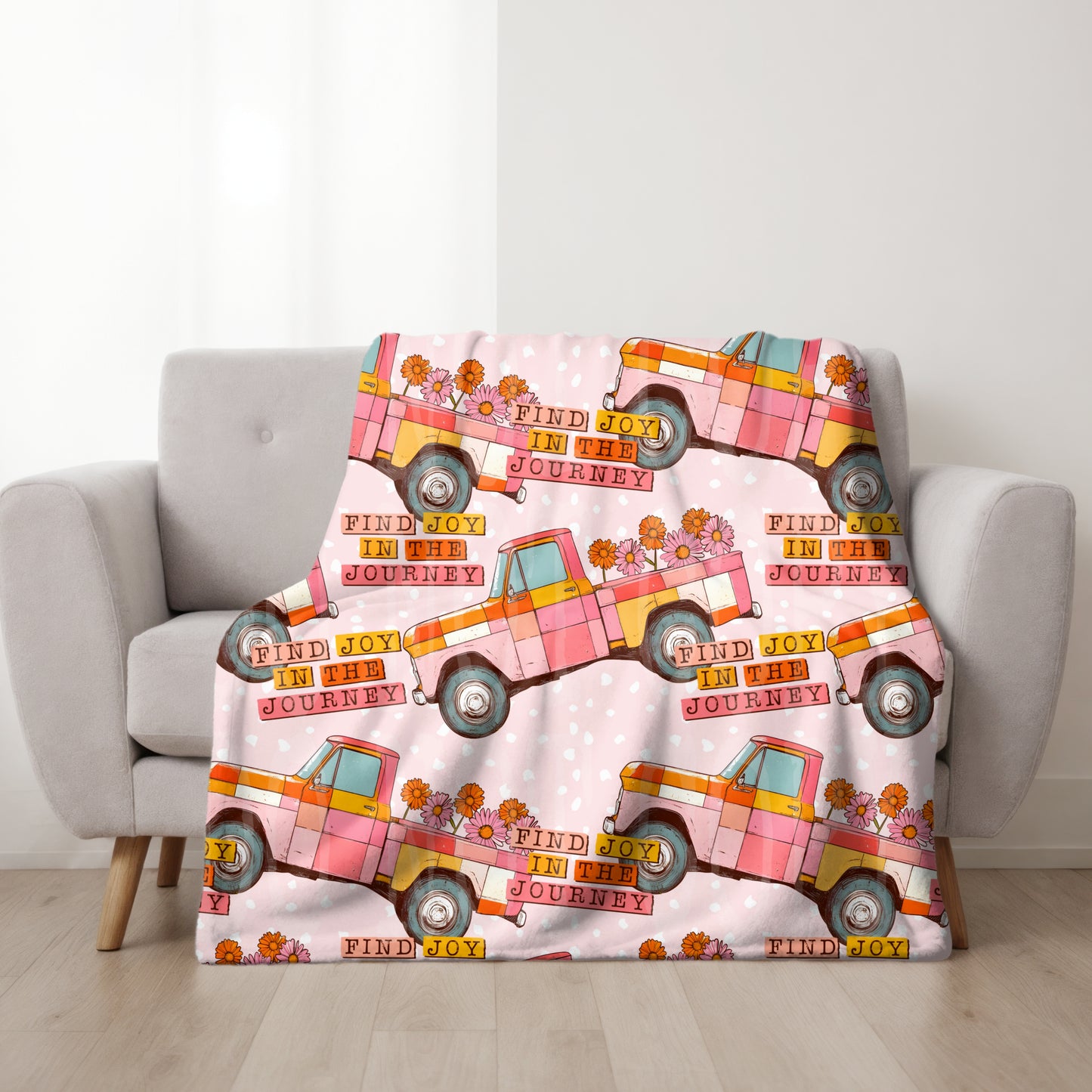 Find Joy In The Journey Seamless PNG Design