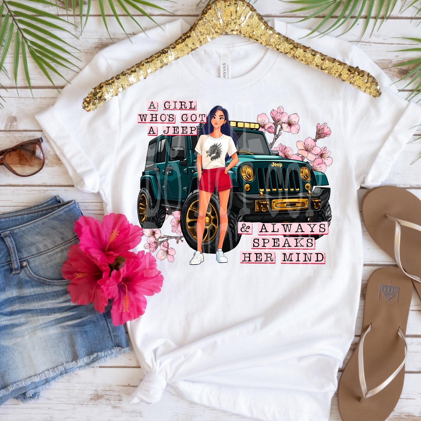 A Girl Who's Got PNG Design