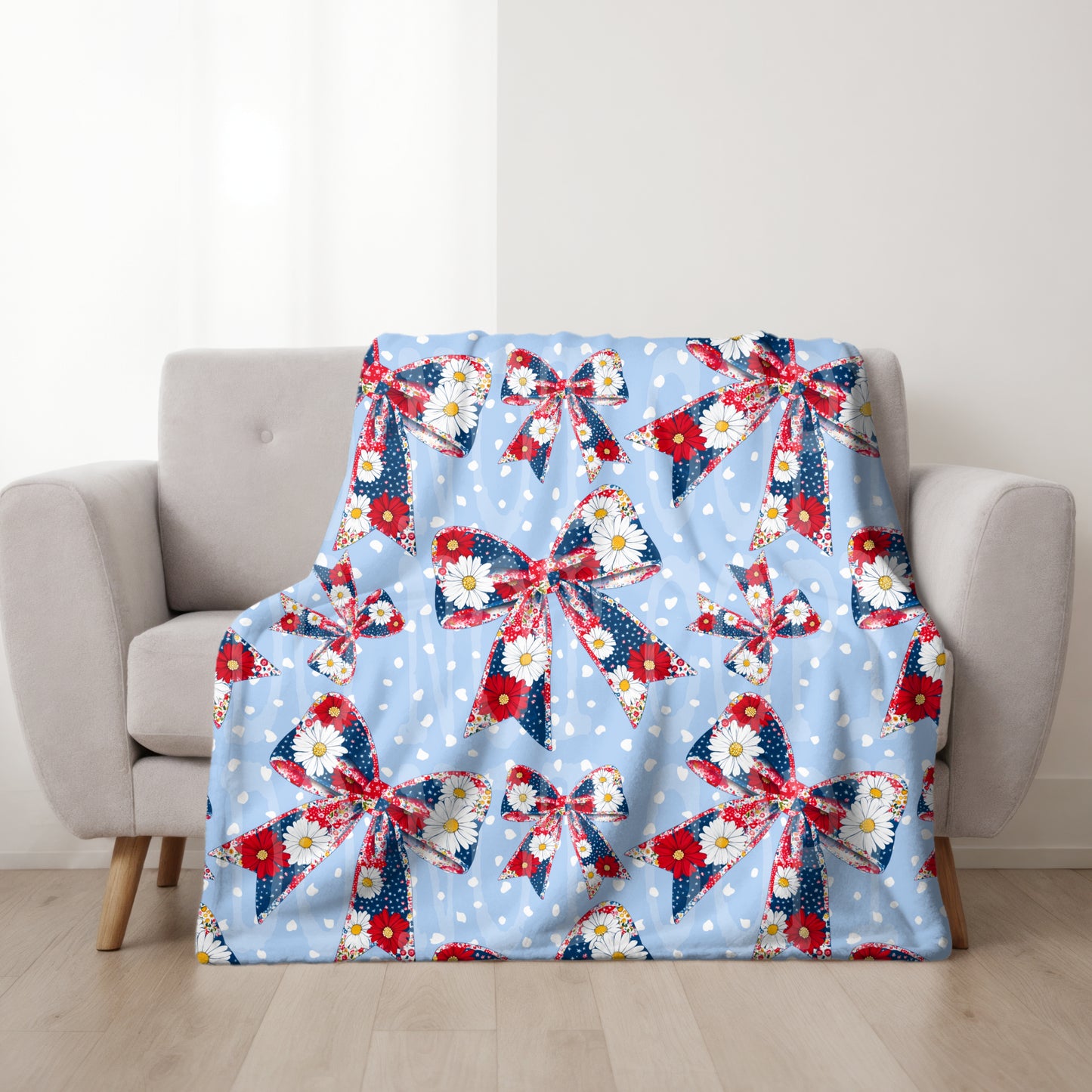 America Bow Seamless PNG Design