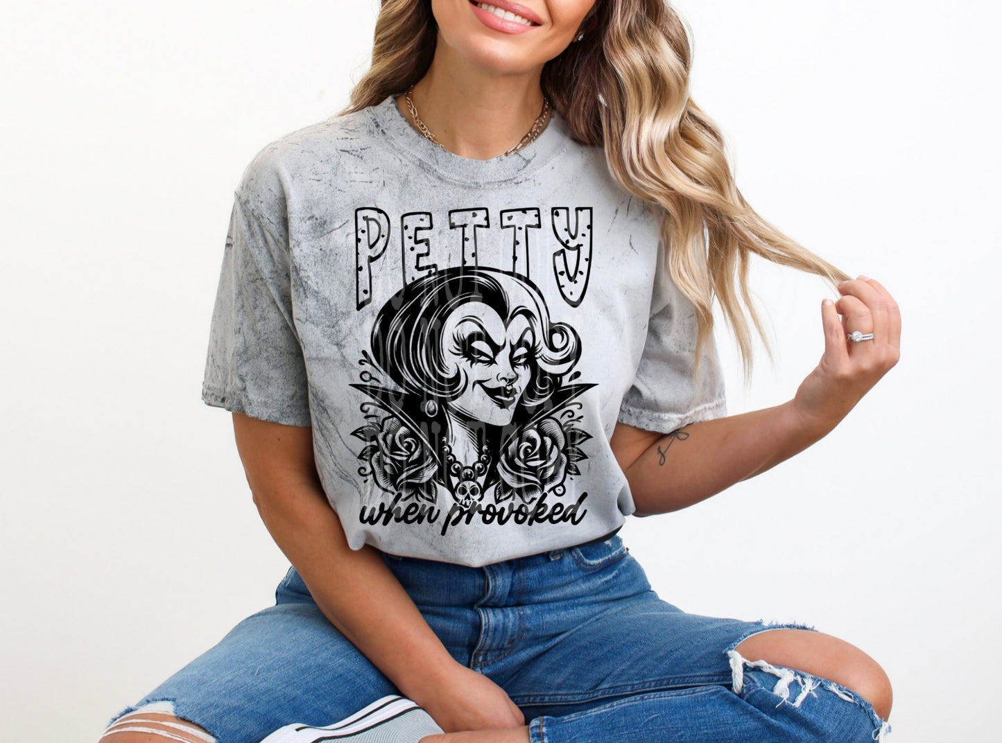 Petty When Provoked PNG Design