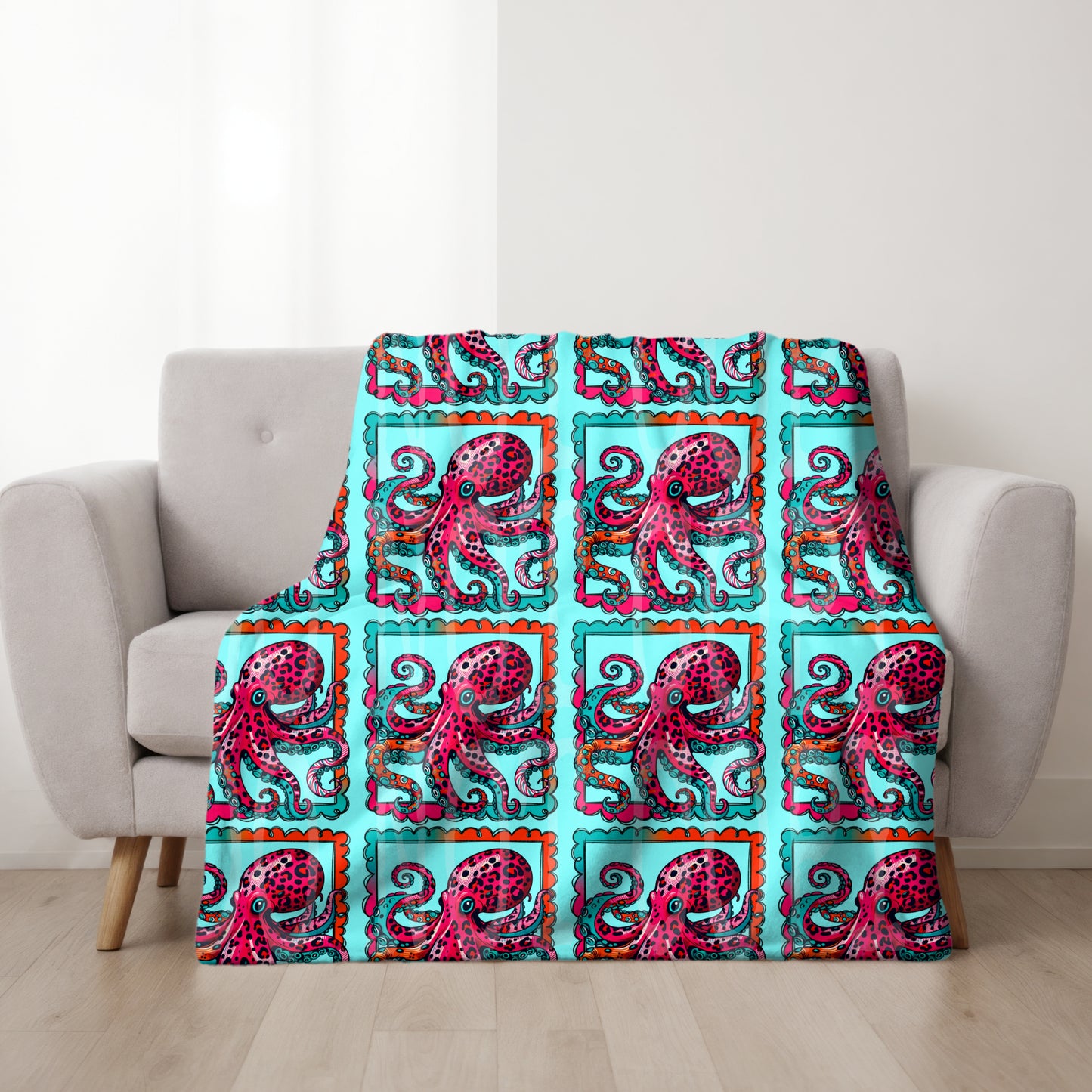 Octopus Seamless PNG Design