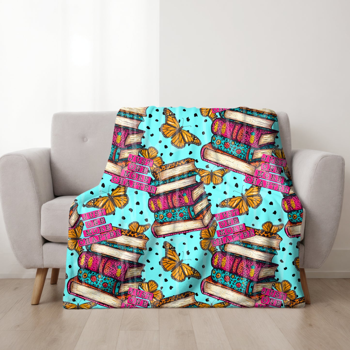 Just One More Chapter Seamless PNG Design