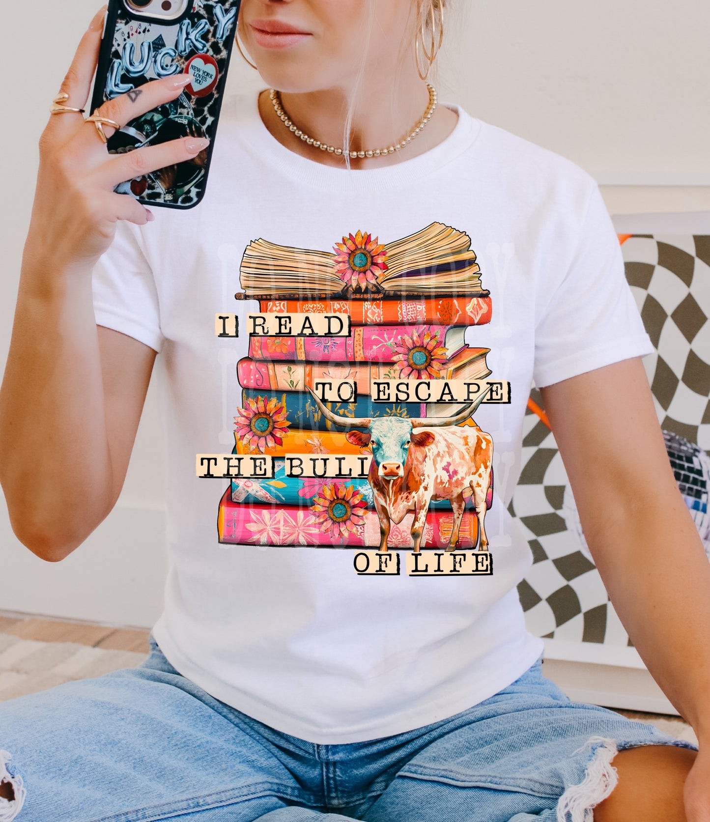 I Read To Escape PNG Design