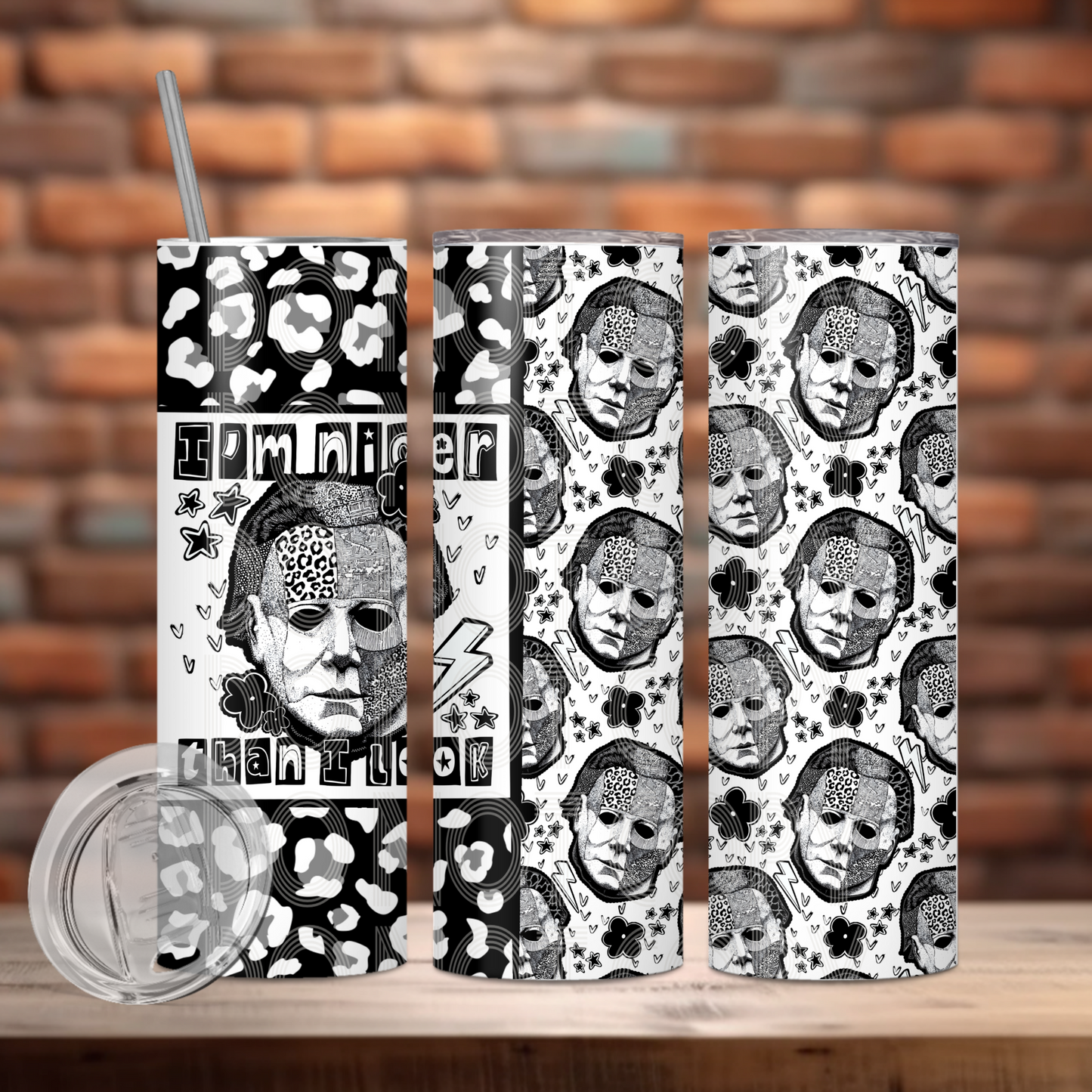 I'm Nicer Tumbler PNG Design