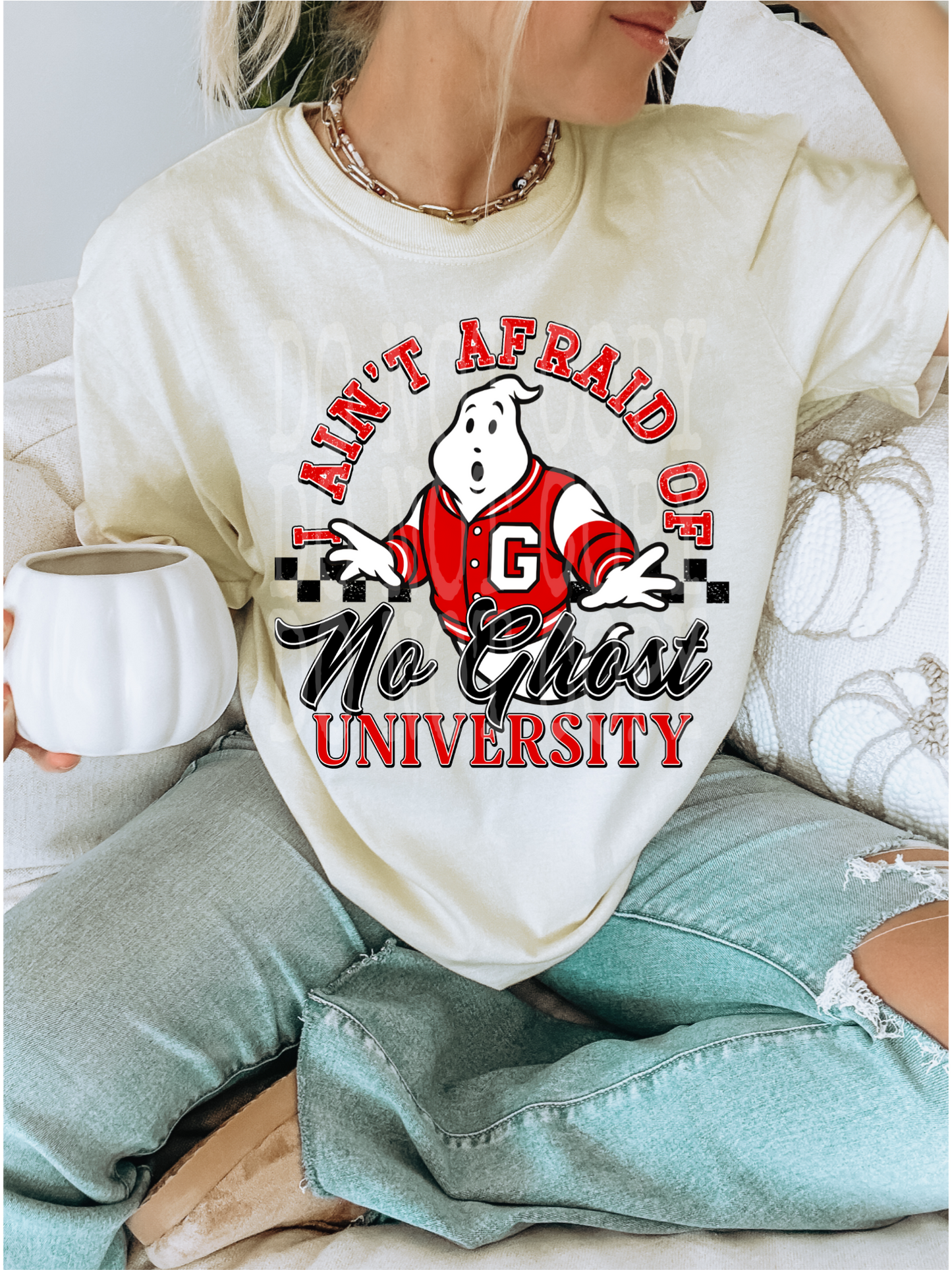 No Ghost University PNG Design