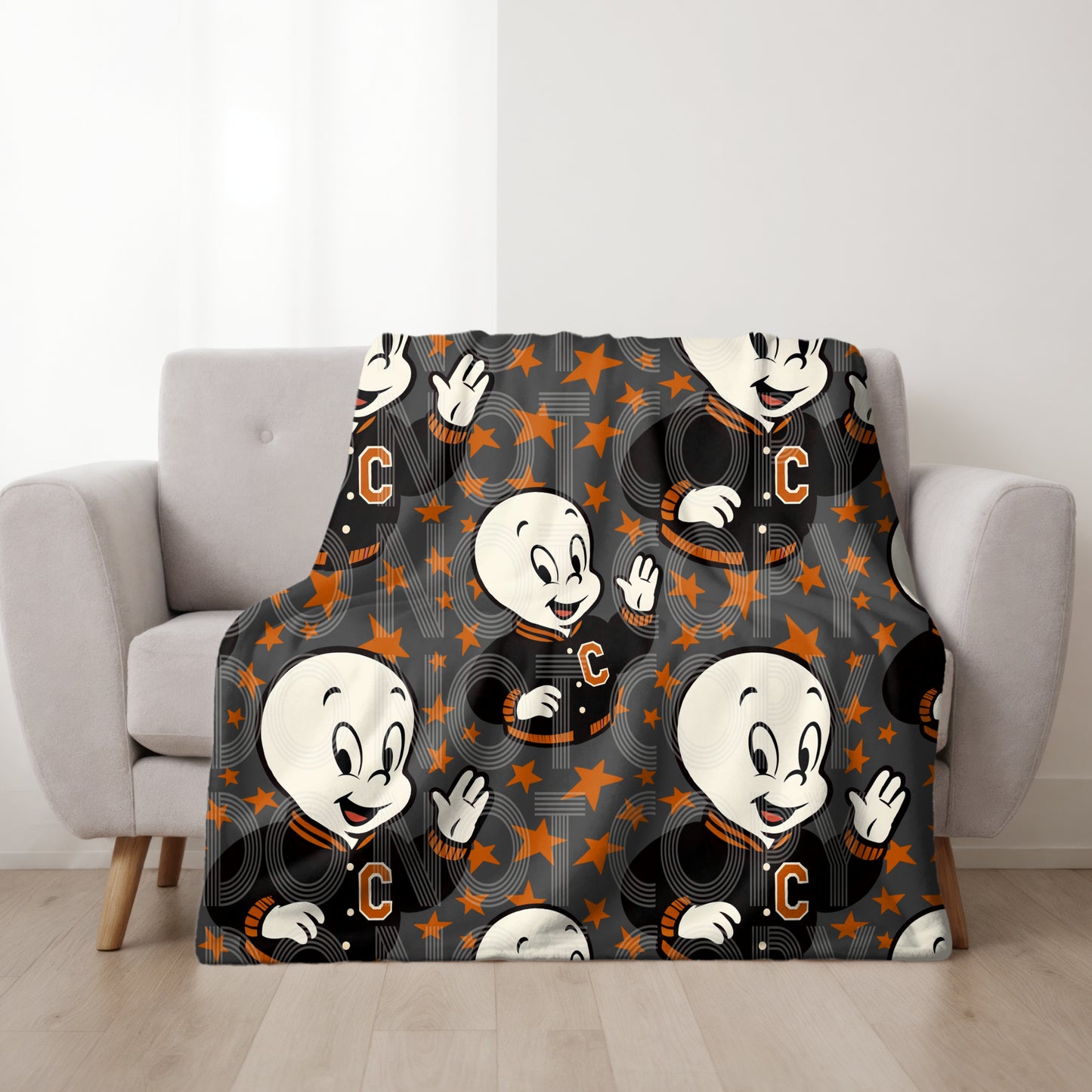 The Friendly Ghost Seamless PNG Design