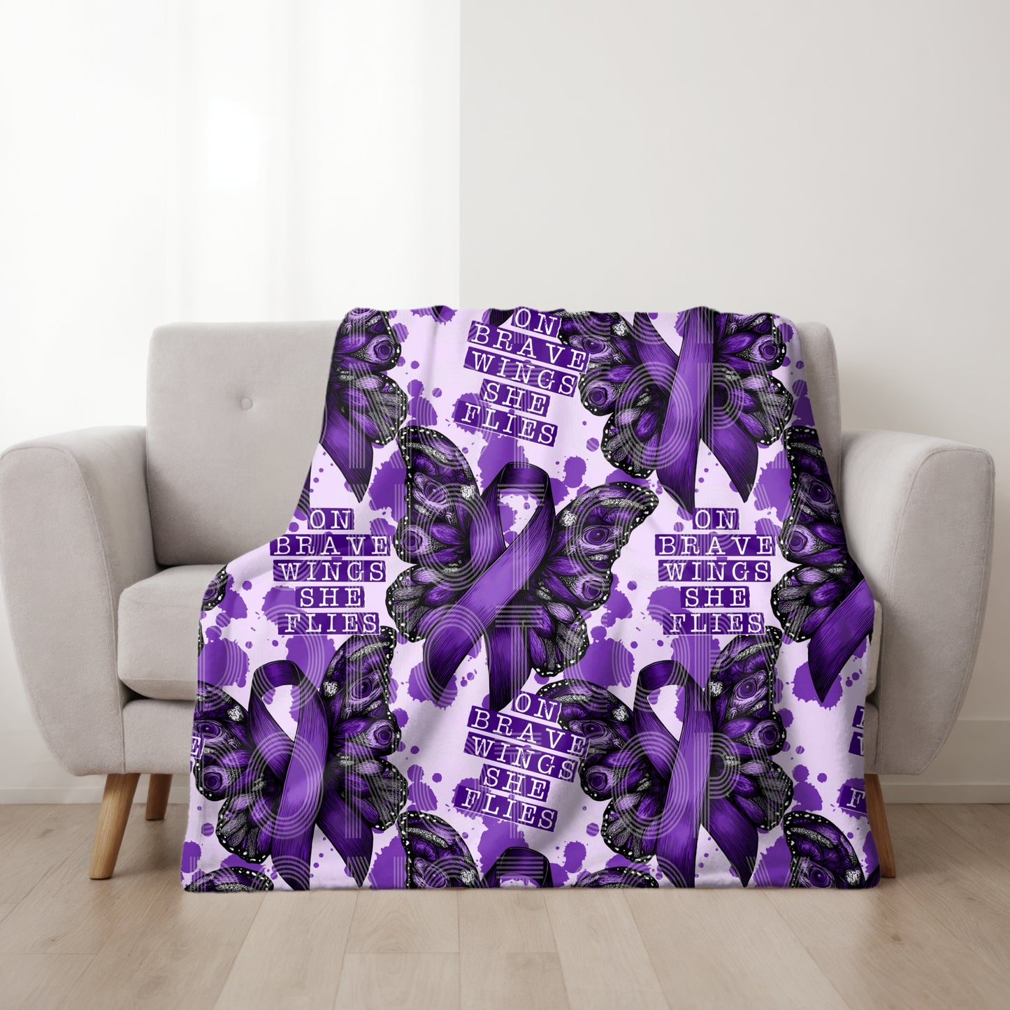 On Brave Wings Seamless PNG Design