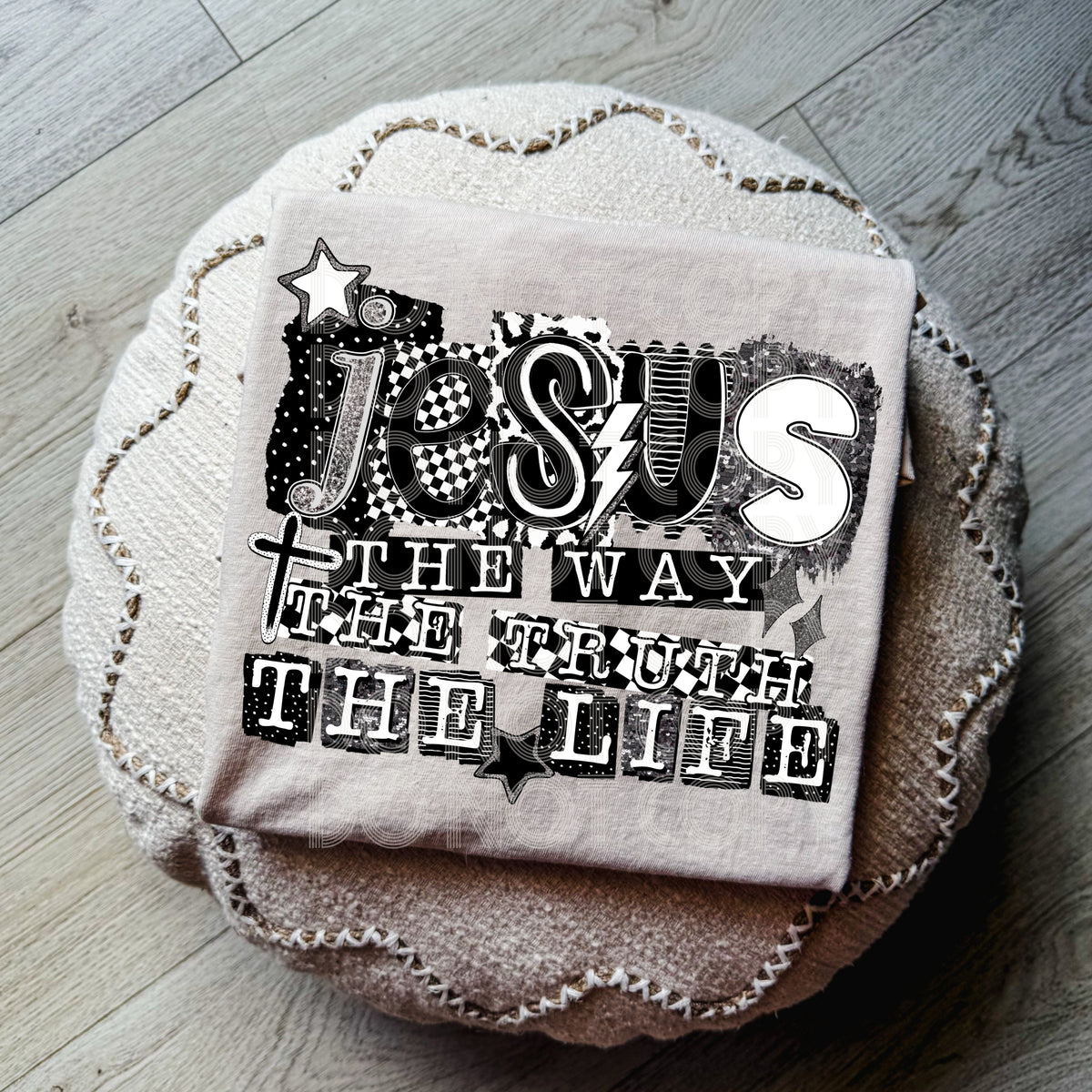 Jesus The Way The Truth The Life PNG Design