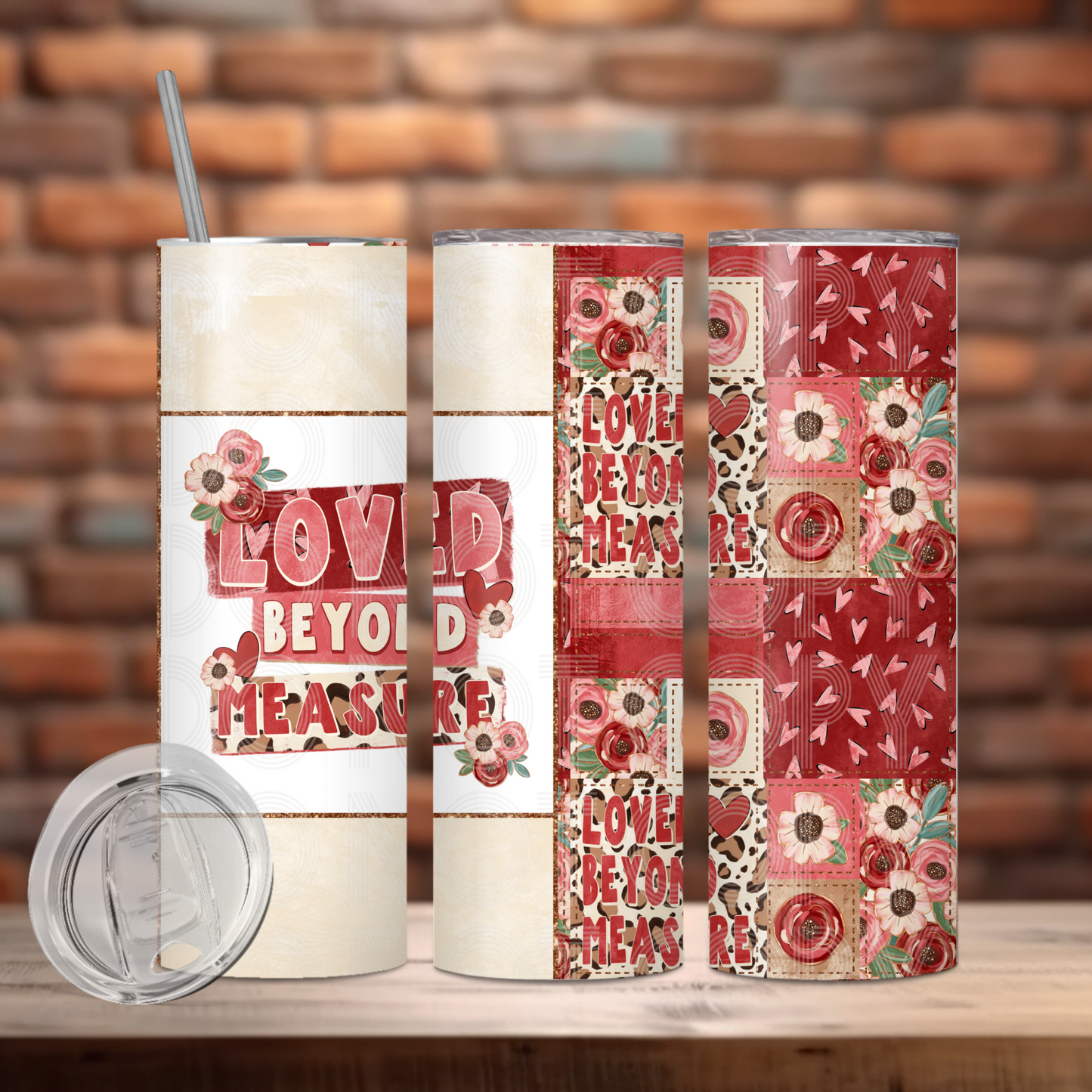 Loved Beyond Measure Tumbler PNG DESIGN