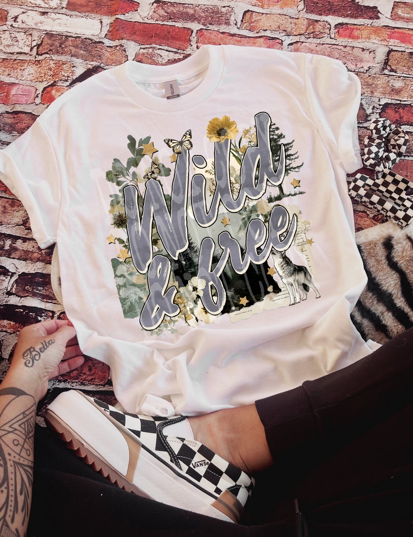 Wild And Free PNG Design