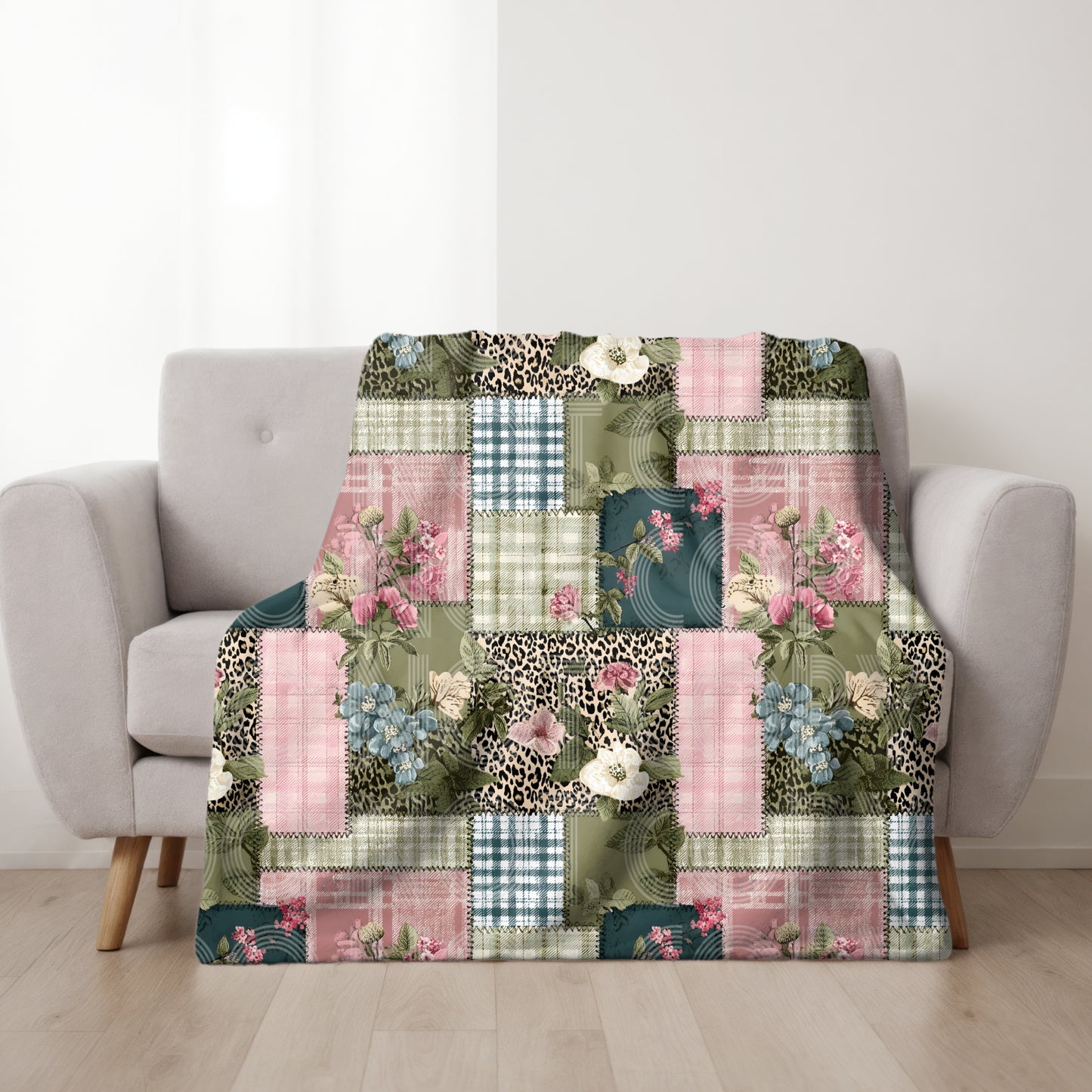 Spring Quilt Seamless PNG Design