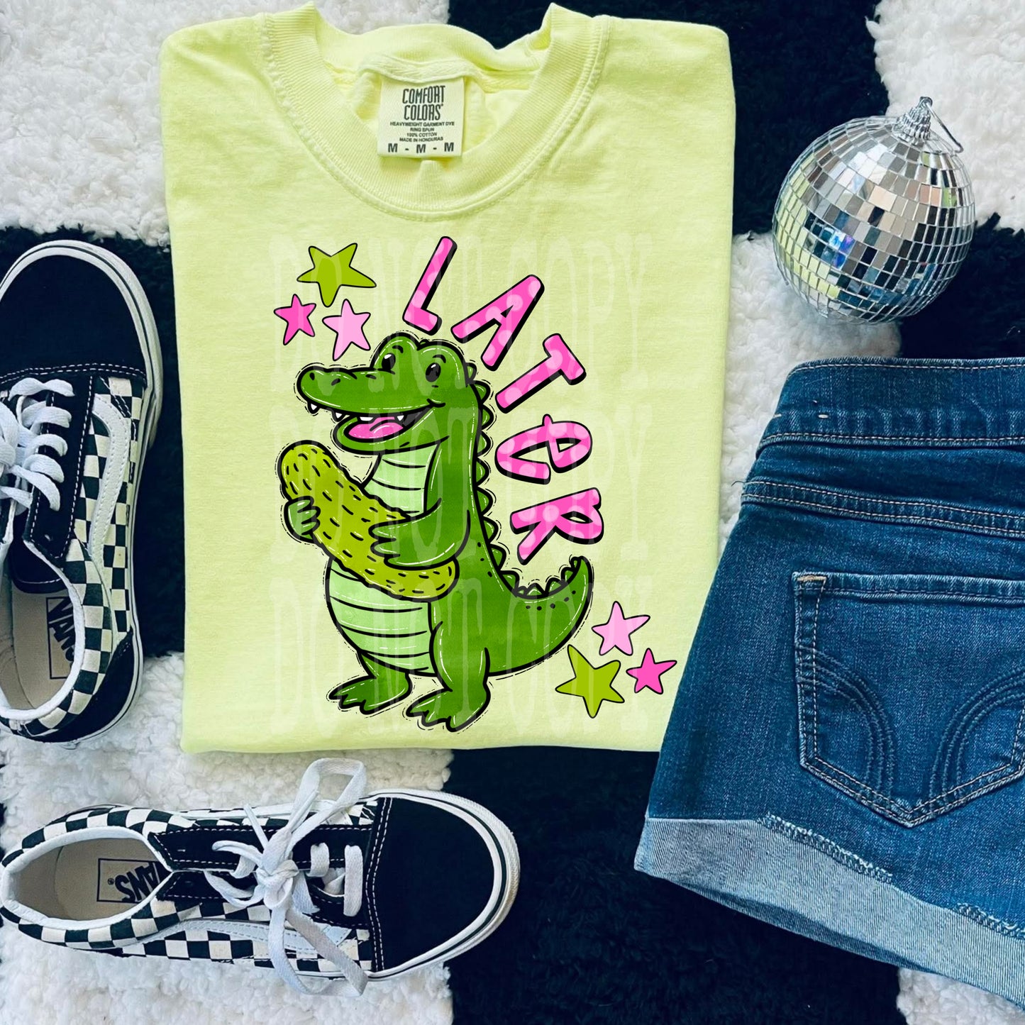 Later Dilli-gator PNG Design