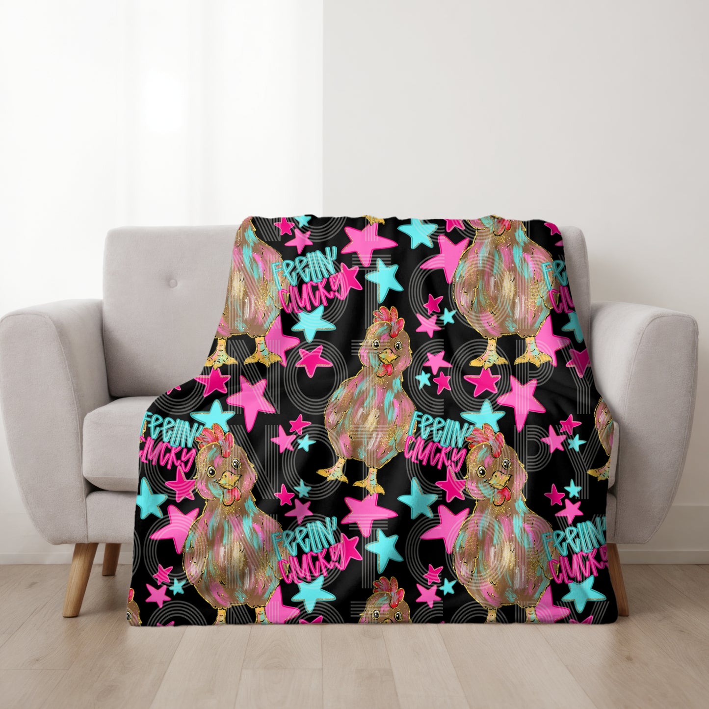 Feelin Clucky Seamless PNG Design