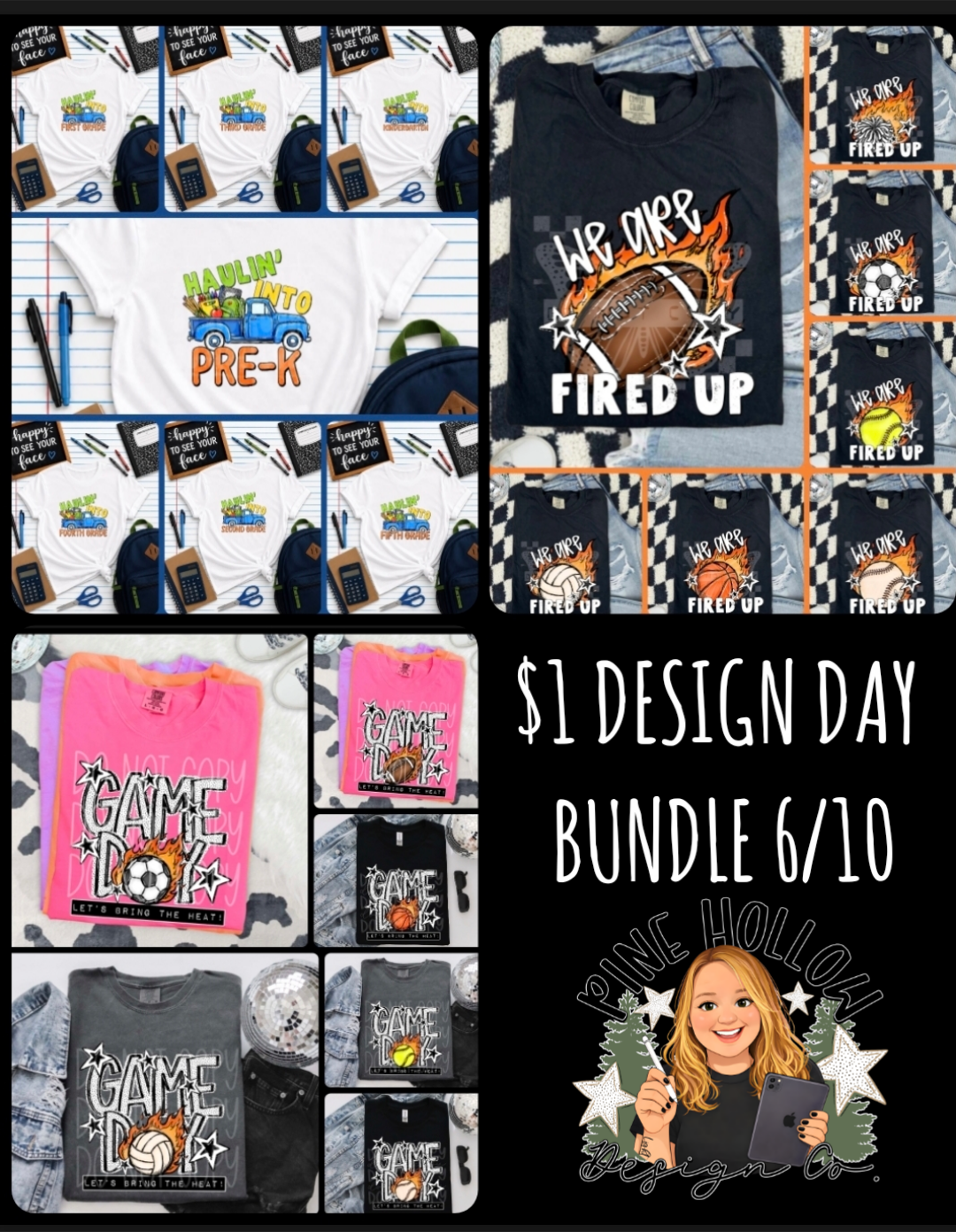 ALL 6/10 $1 DESIGNS