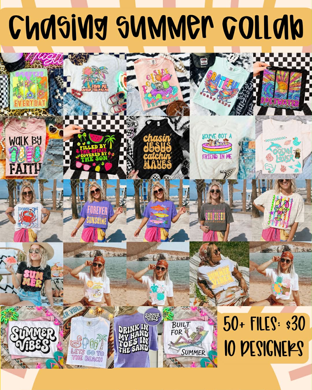 CHASING SUMMER COLLAB W/ 10 DESIGNERS