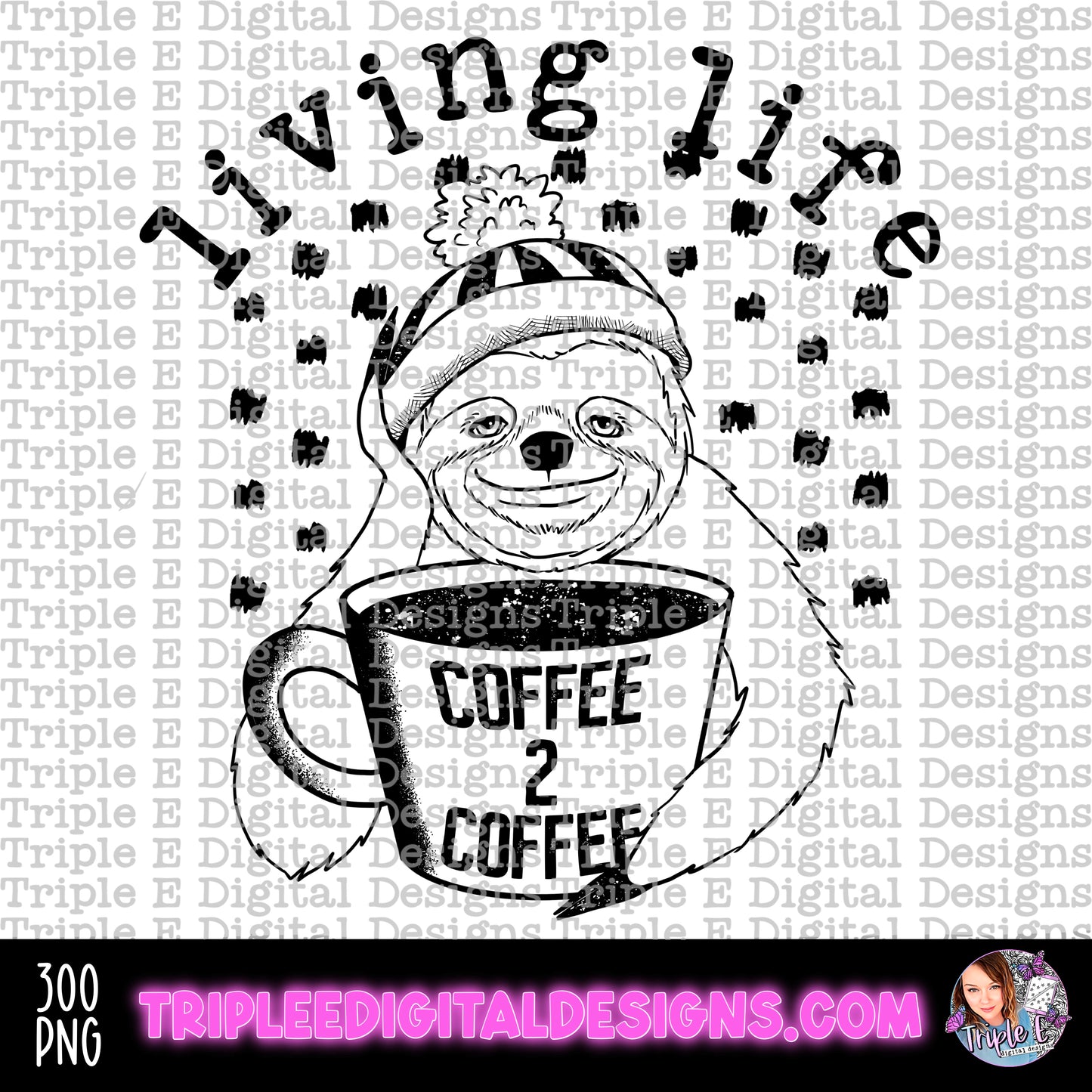 Living Life Coffee 2 Coffee PNG