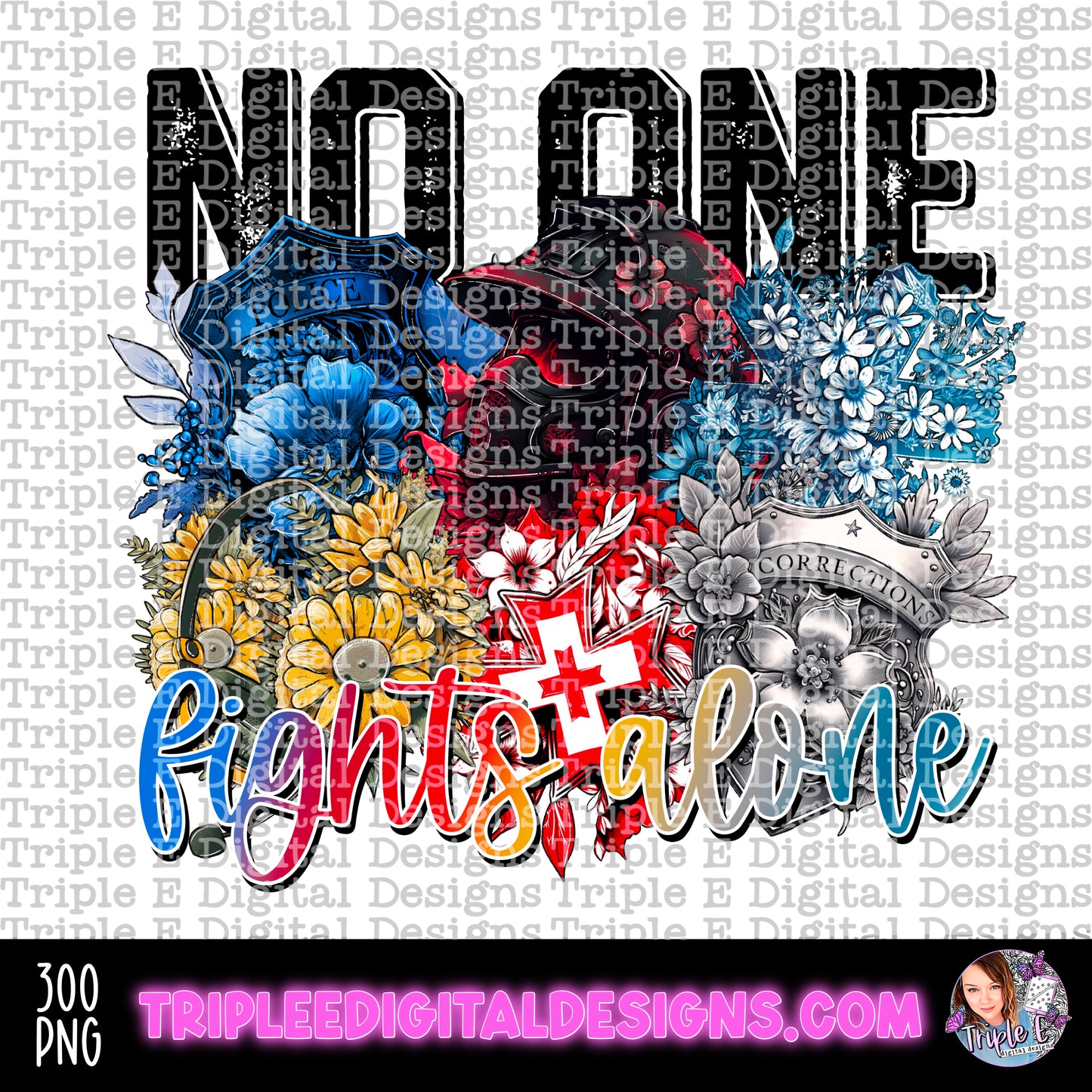 No One Fights Alone PNG
