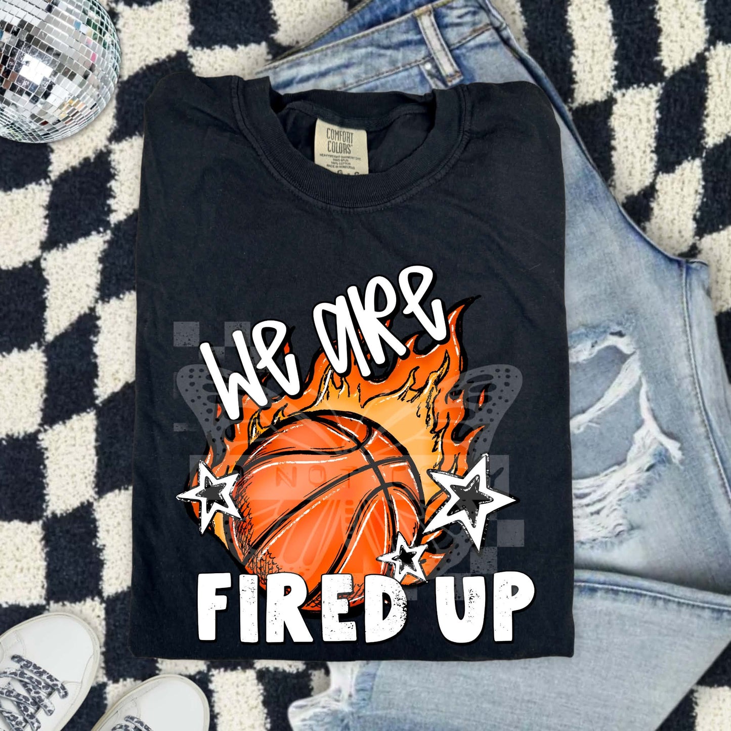 We Are Fired Up Sports PNG Design