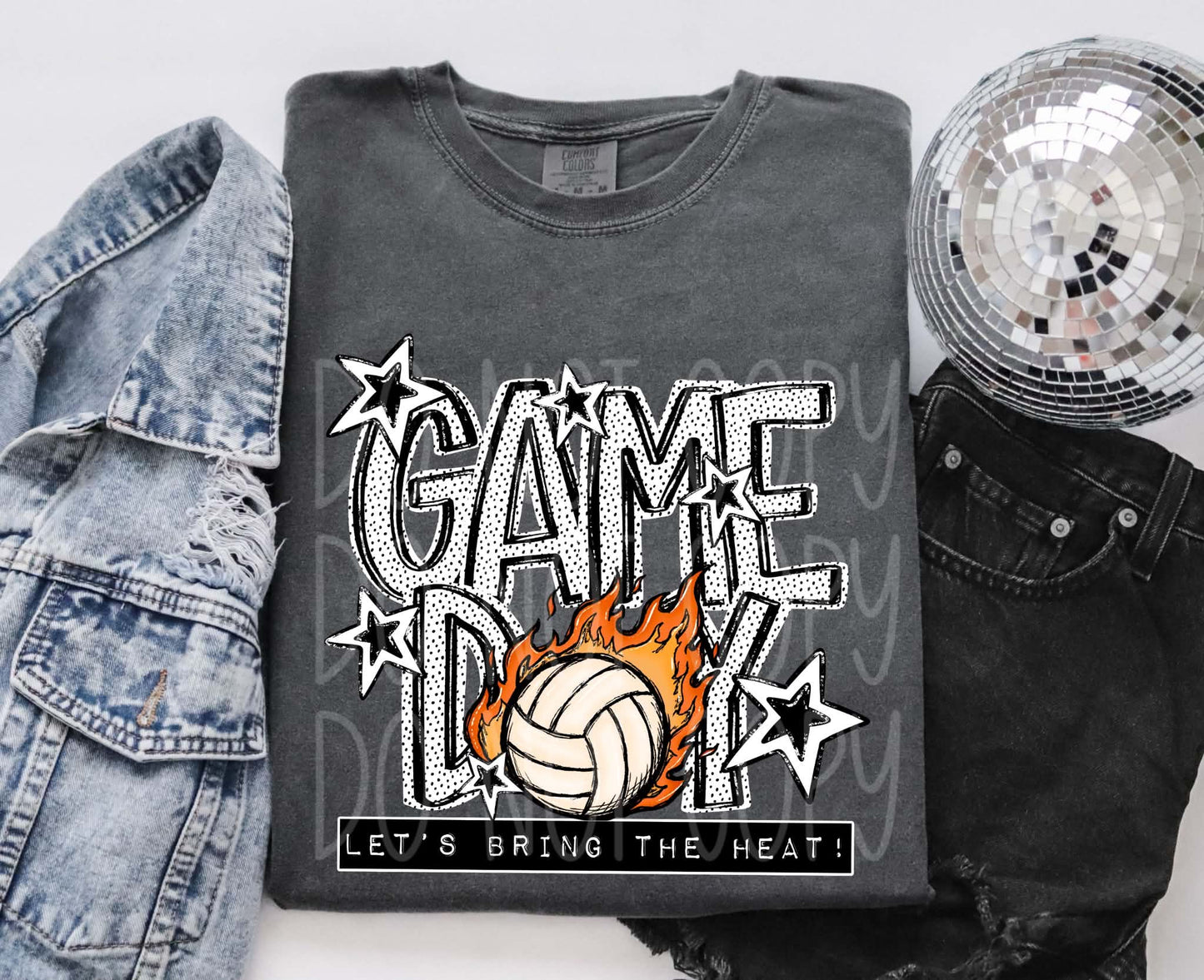 Game Day Bring The Heat Sports PNG Design