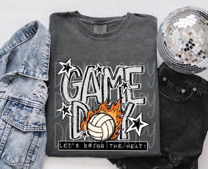 Game Day Bring The Heat Sports PNG Design