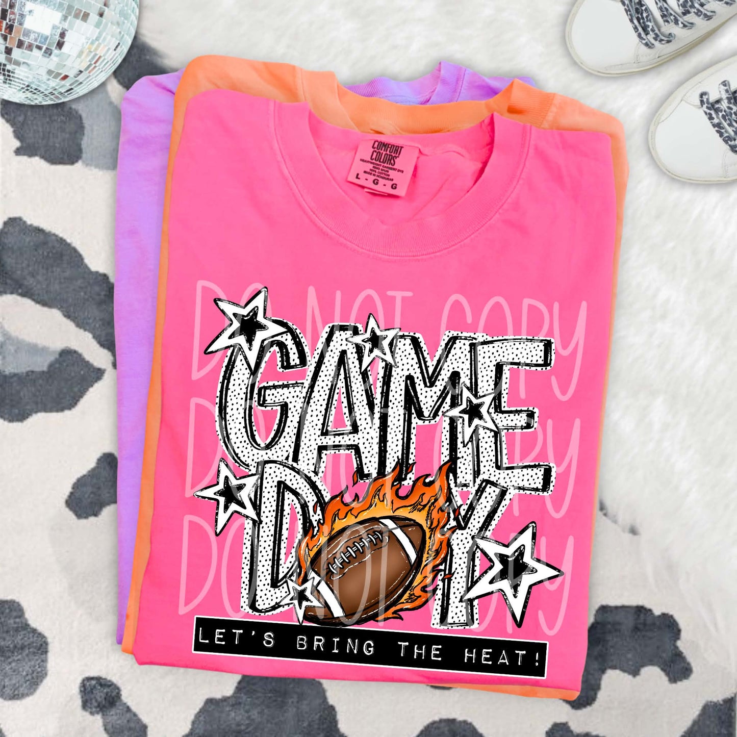 Game Day Bring The Heat Sports PNG Design