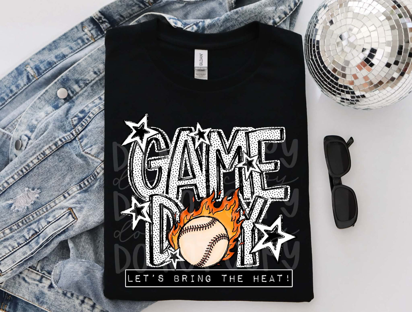 Game Day Bring The Heat Sports PNG Design