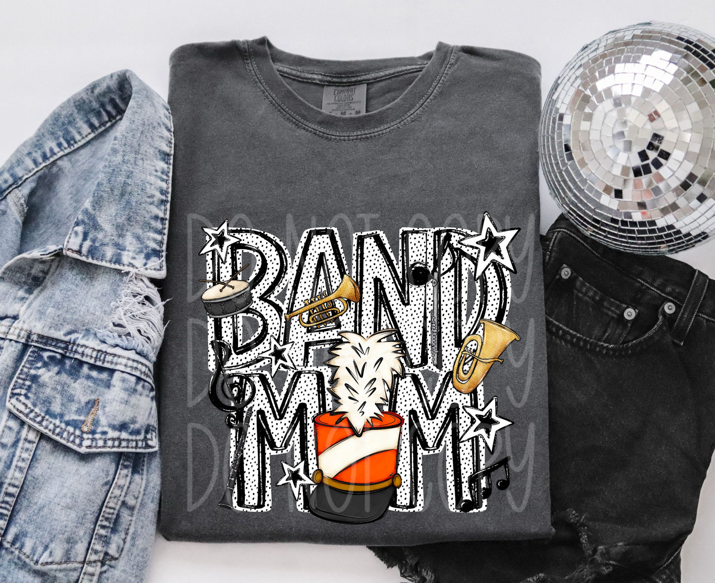 Band Mom PNG Designs