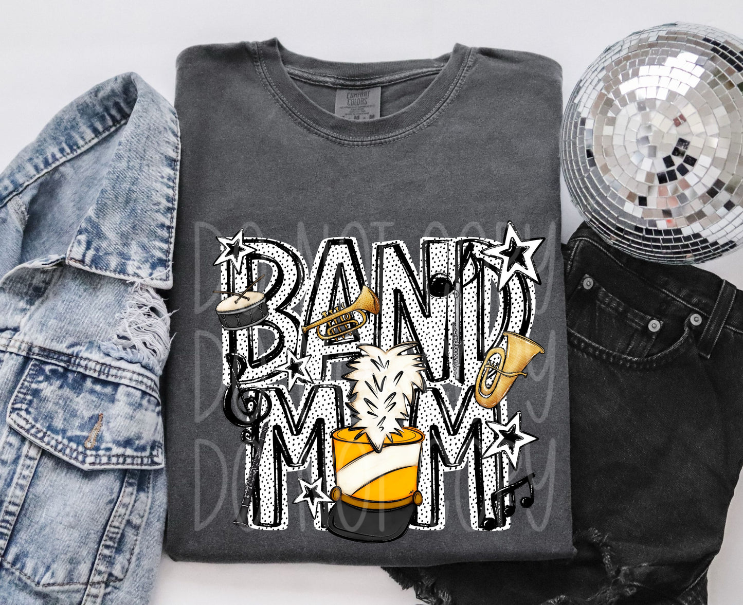 Band Mom PNG Designs