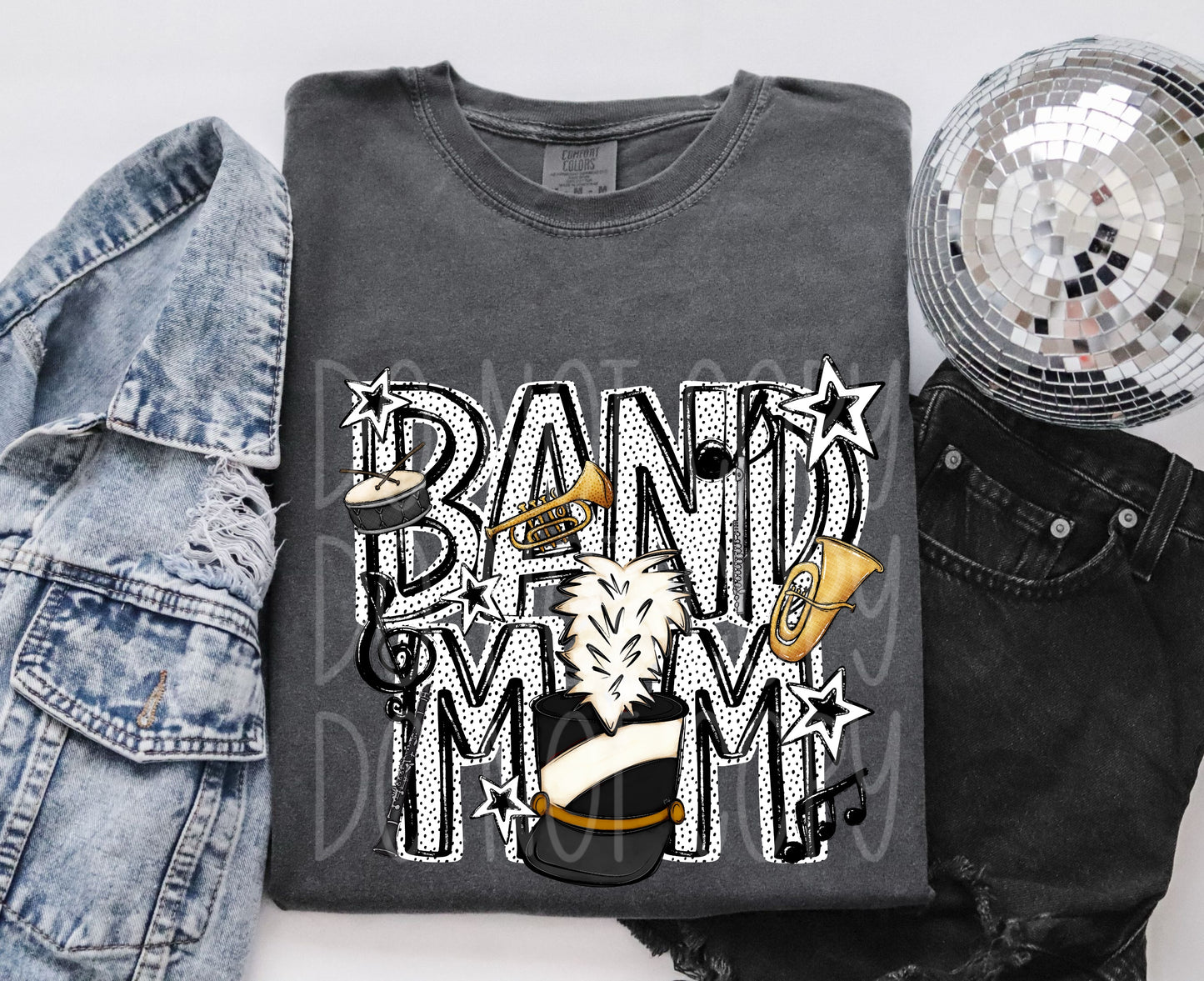 Band Mom PNG Designs