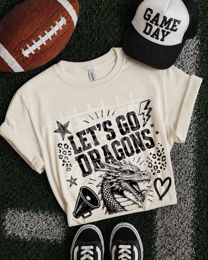 Let's Go SC Mascots PNG Design