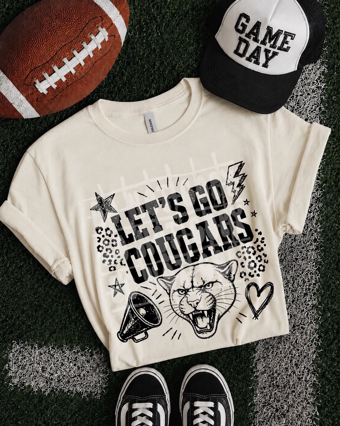 Let's Go SC Mascots PNG Design