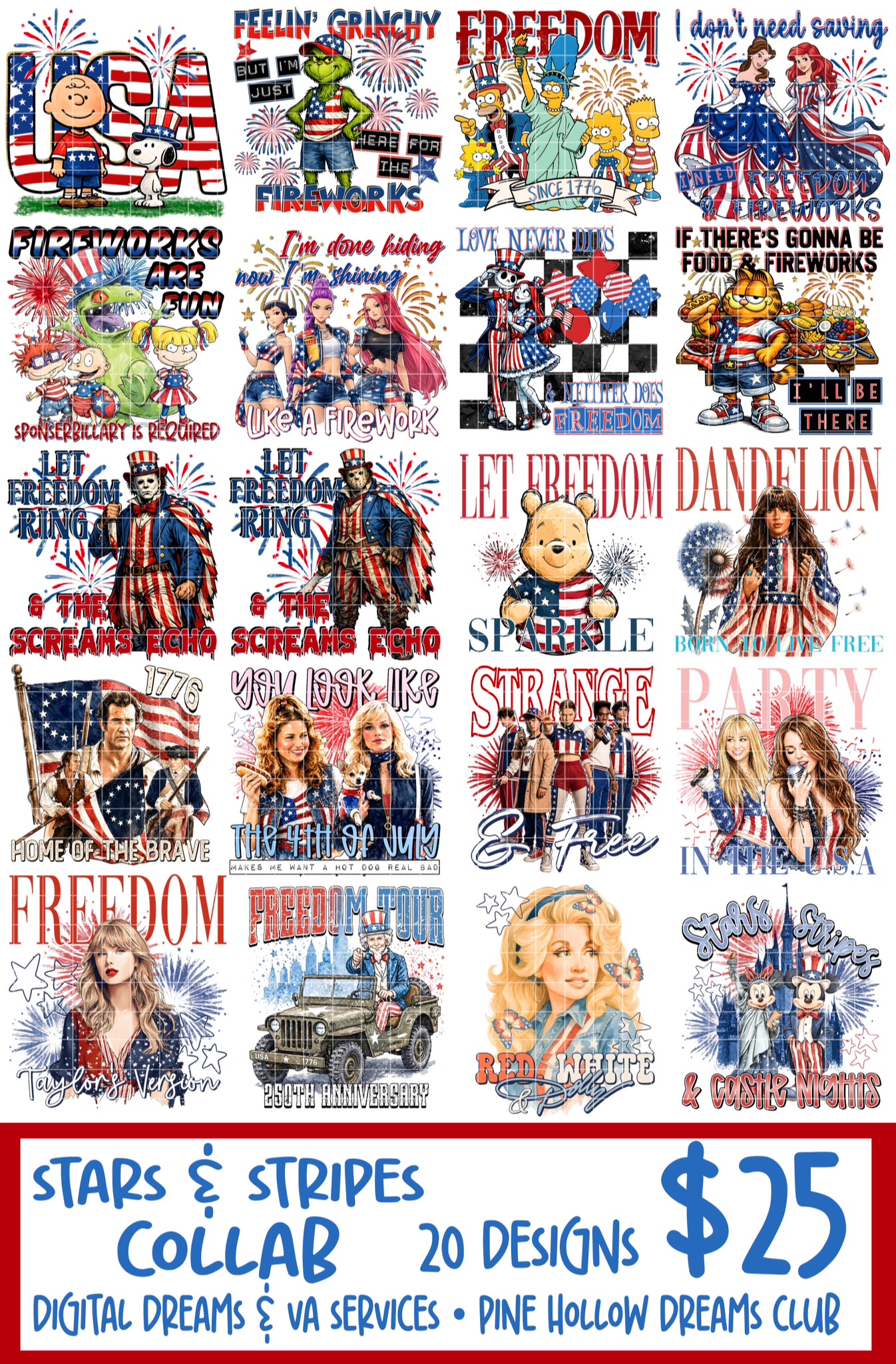 Stars & Stripes Collab w/ Digital Dreams & VA Services