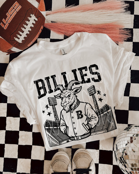 Billies Letterman PNG Design
