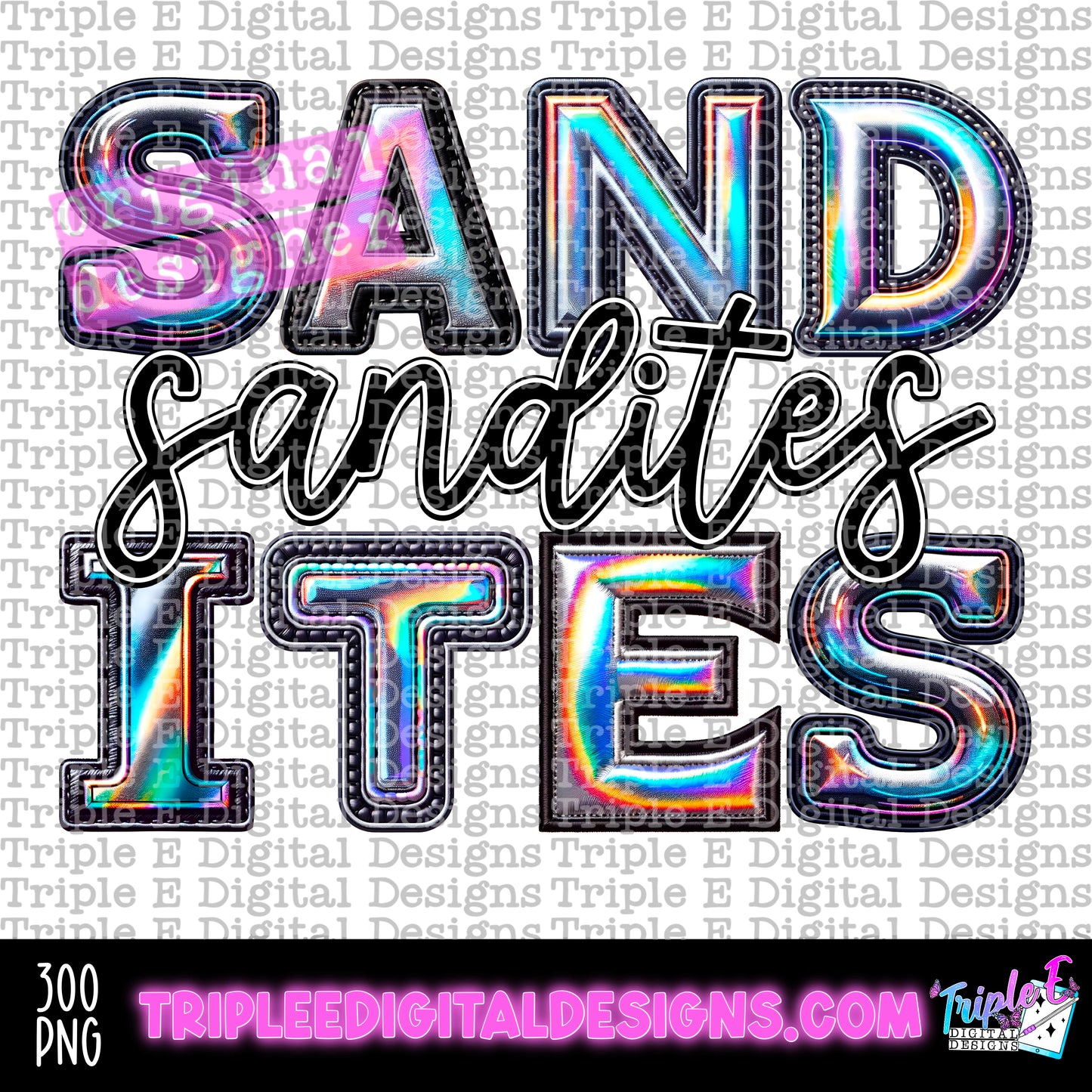 Sandites Holo PNG Design