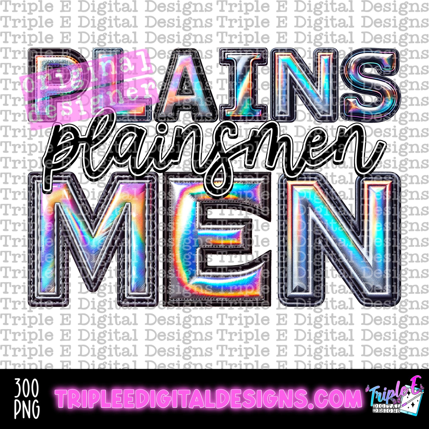 Plainsmen Holo PNG Design