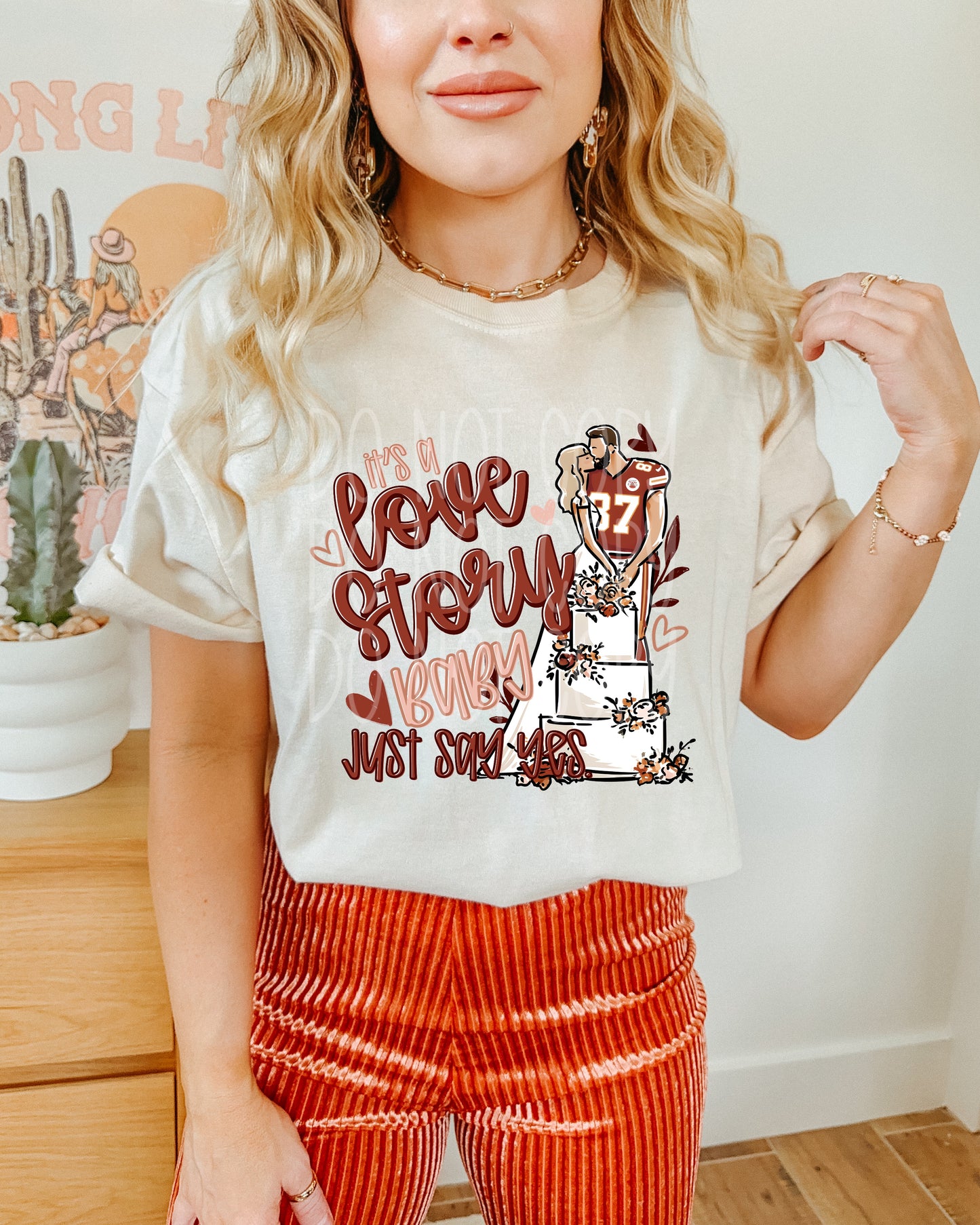 Love Story PNG Design