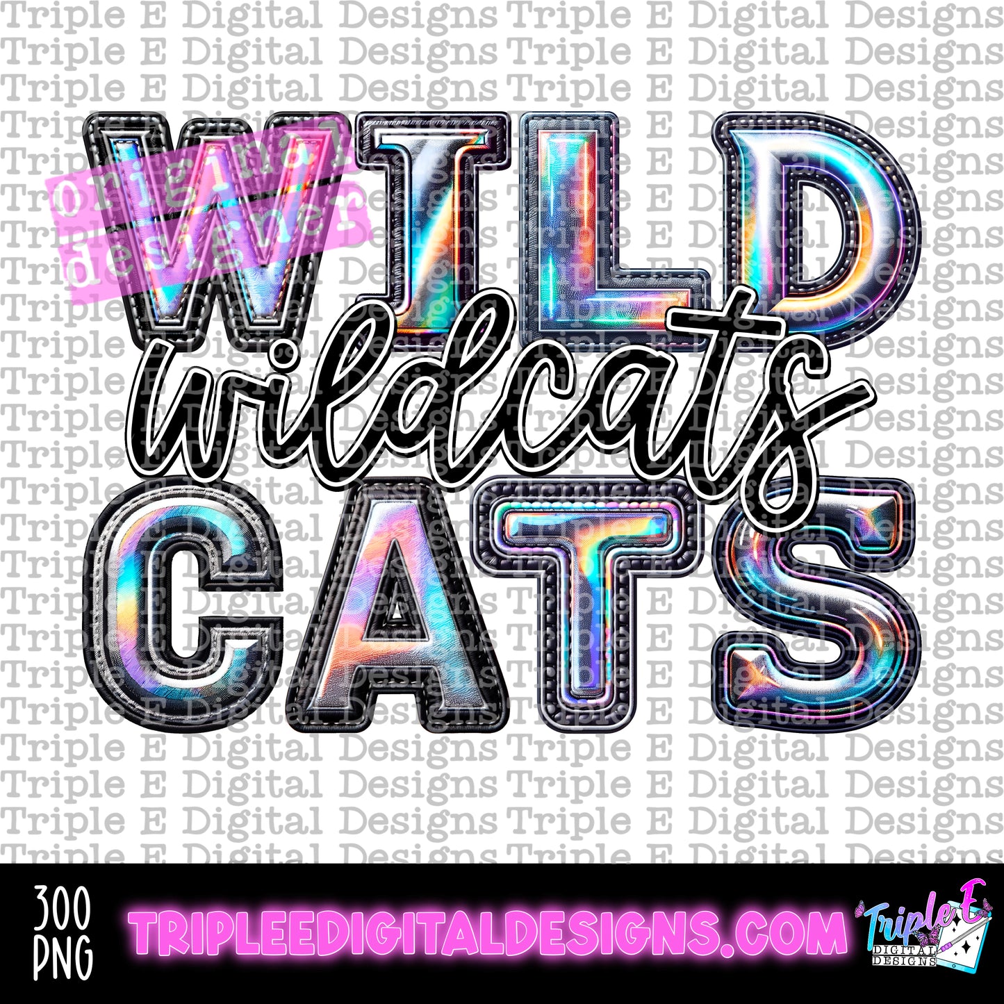 Wildcats Holo PNG Design