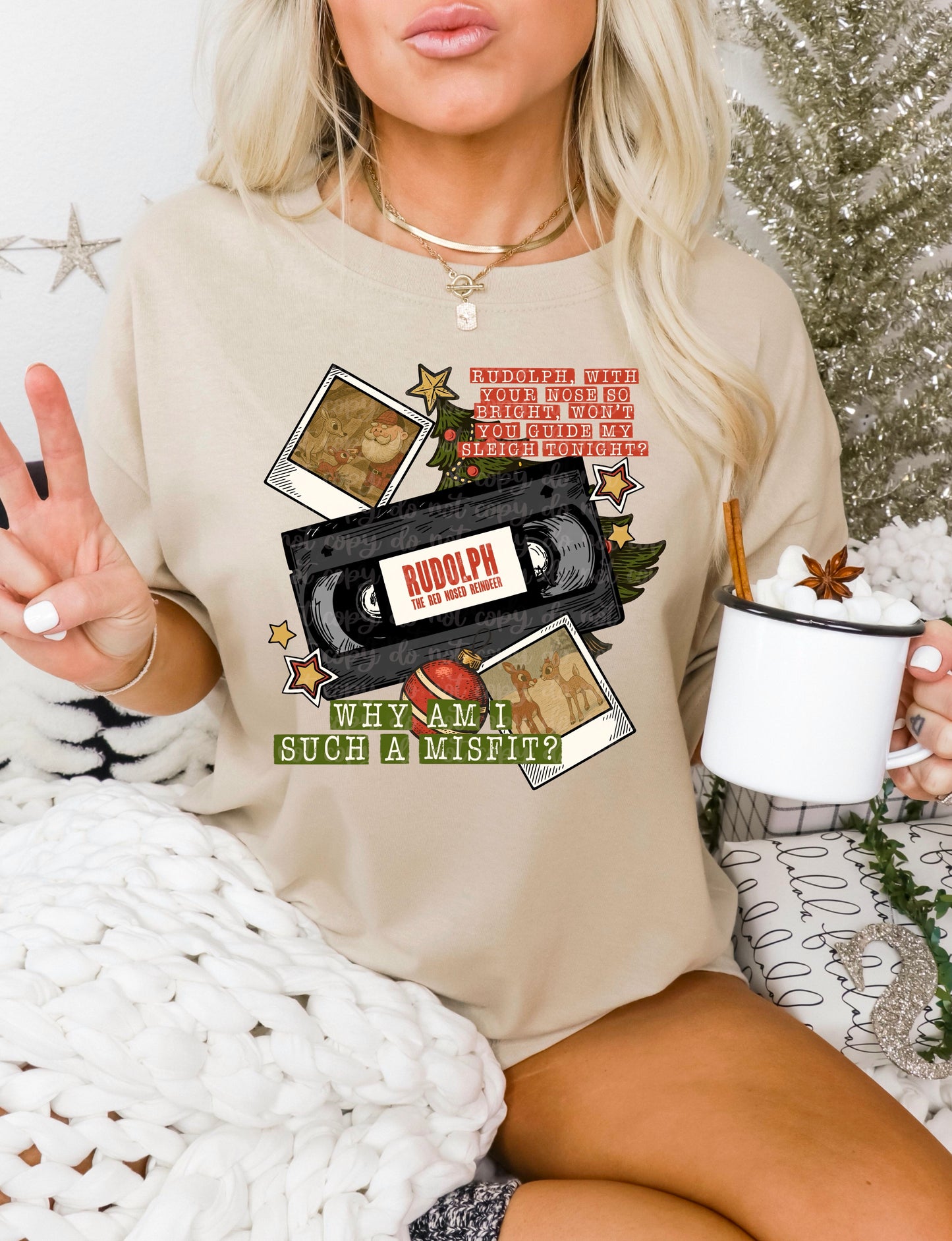 Rudolph VHS PNG Design