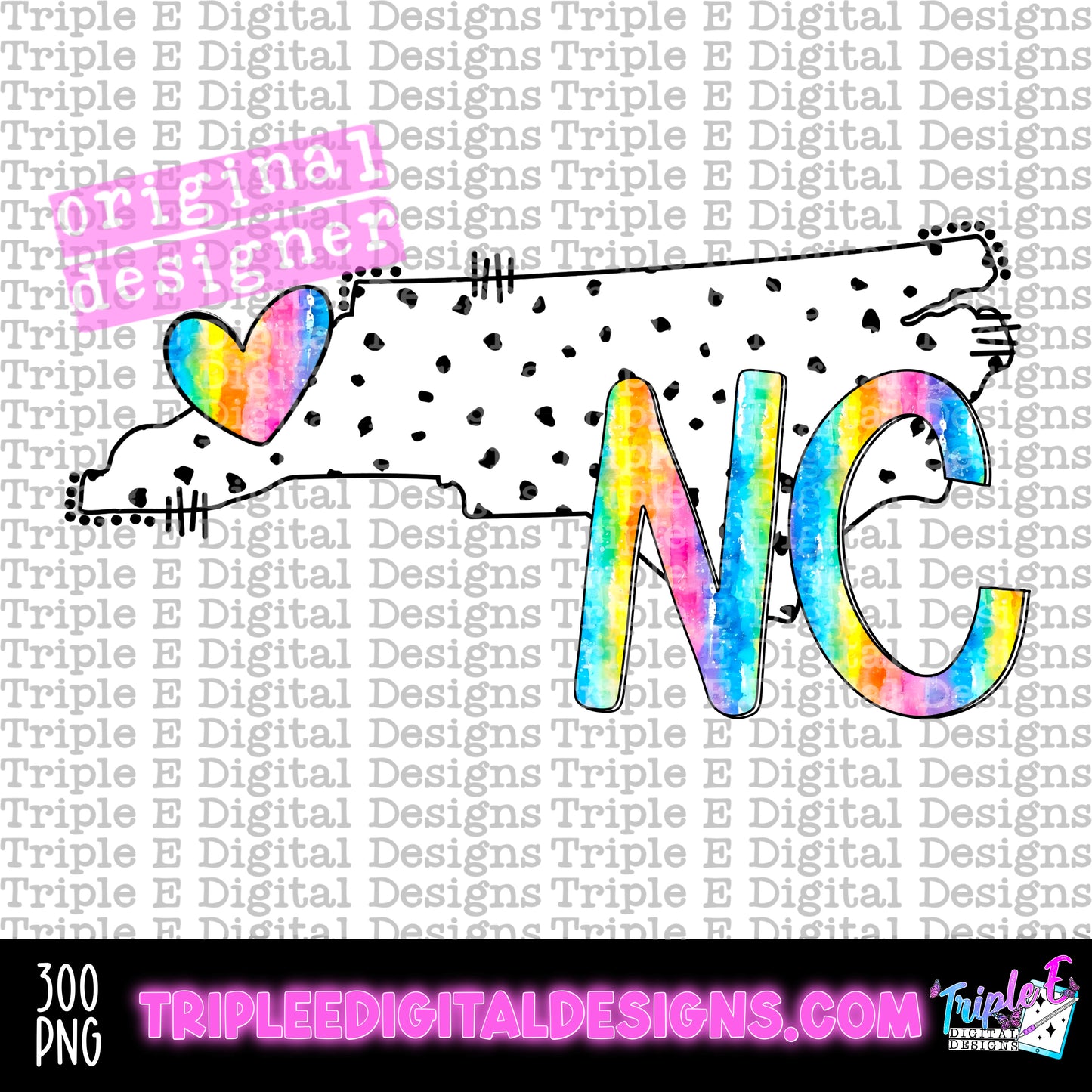 North Carolina Dots PNG