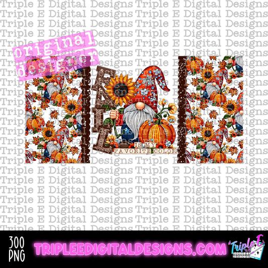 Fall is My Favorite Color Libbey PNG Design